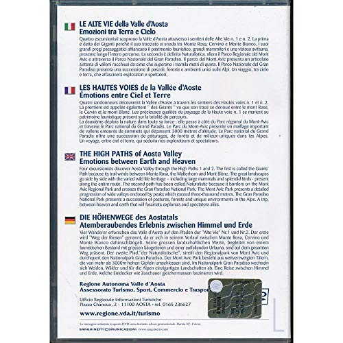 EBOND Le Alte Vie della Valle D'Aosta - Emozioni tra Terra e Cielo Video piu 4 book in IT, FR, UK, DE - Presentazione a cura di Ambrogio Fogar DVD D109014