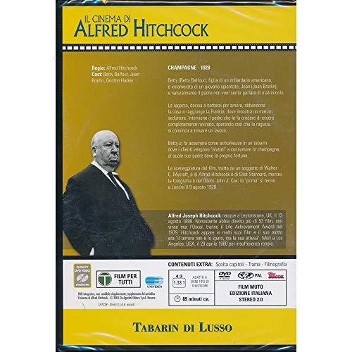 EBOND Tabarin di lusso - Il cinema di Alfred Hitchcock - Editoriale De Agostini DVD DL004445
