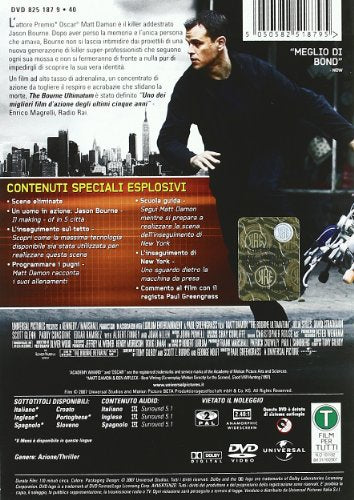 EBOND The Bourne ultimatum - Il ritorno dello sciacallo DVD D005036