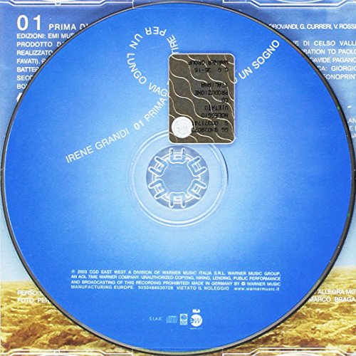 EBOND Irene Grandi - Prima Di Partire Per Un Lungo Viaggio CD CD005054