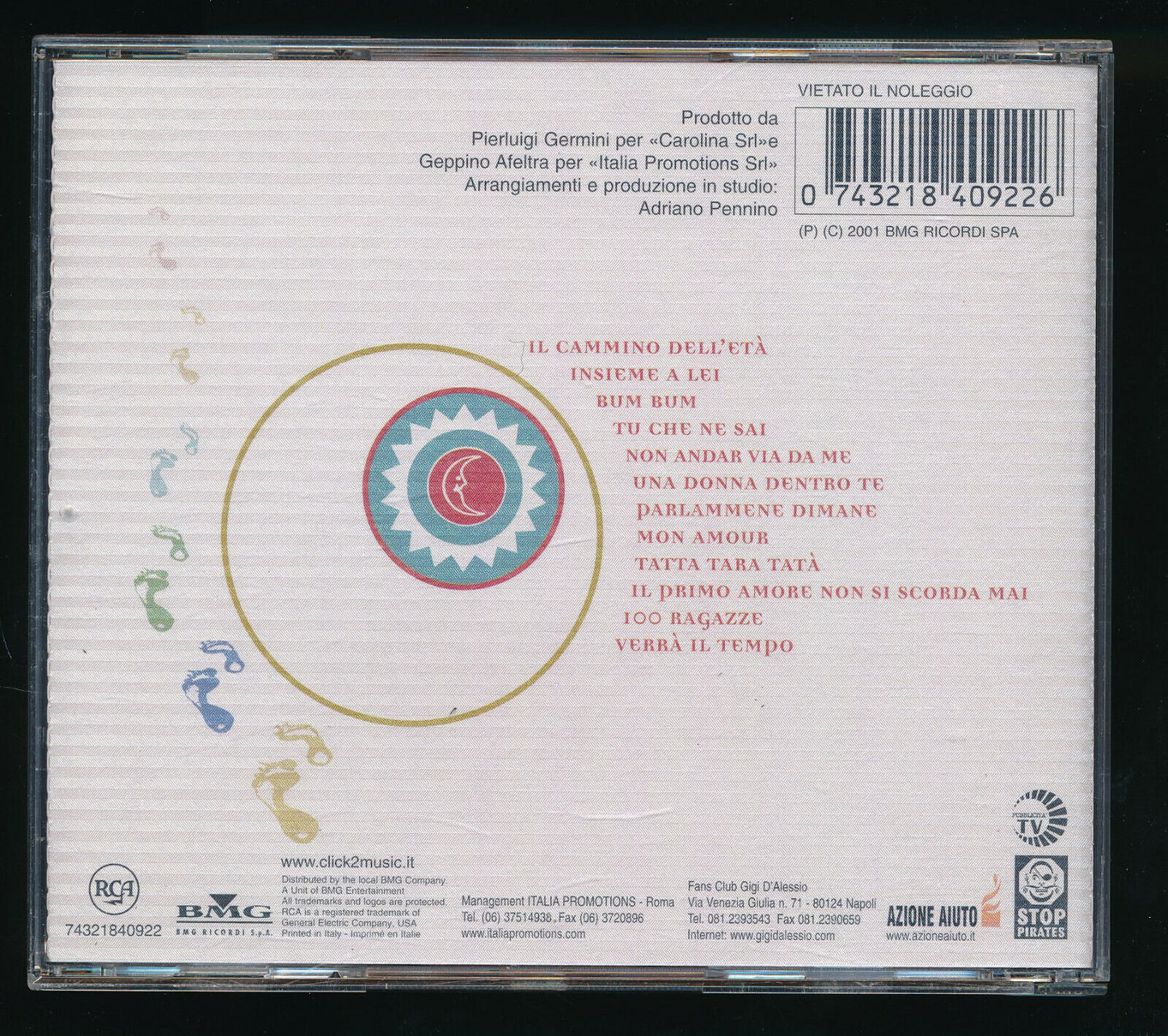 EBOND Gigi D'alessio - Il Cammino Dell'eta CD CD030638