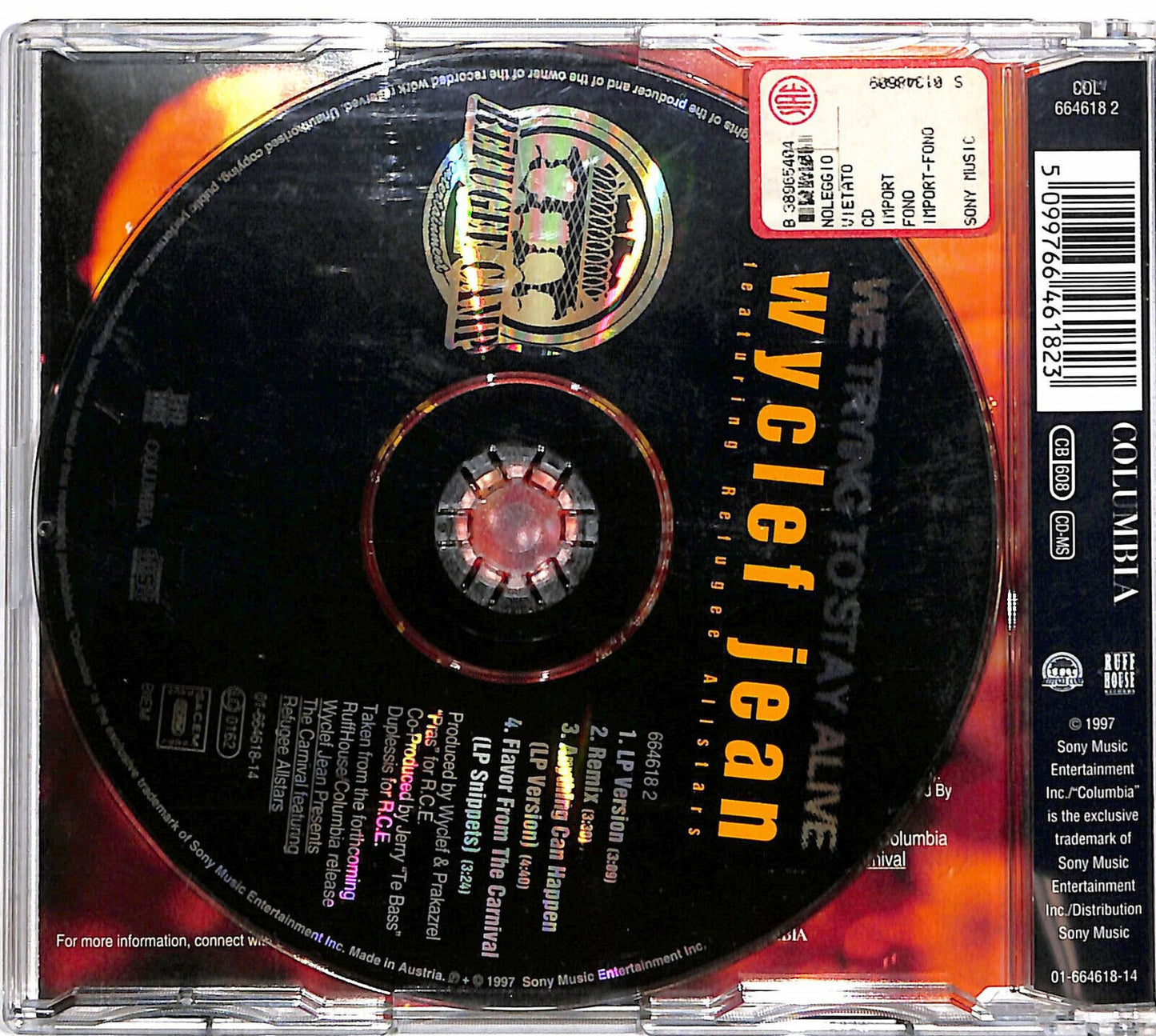 EBOND Wyclef Jean Ft. Refugee Allstars - We Trying To Stay Alive CD CD034403