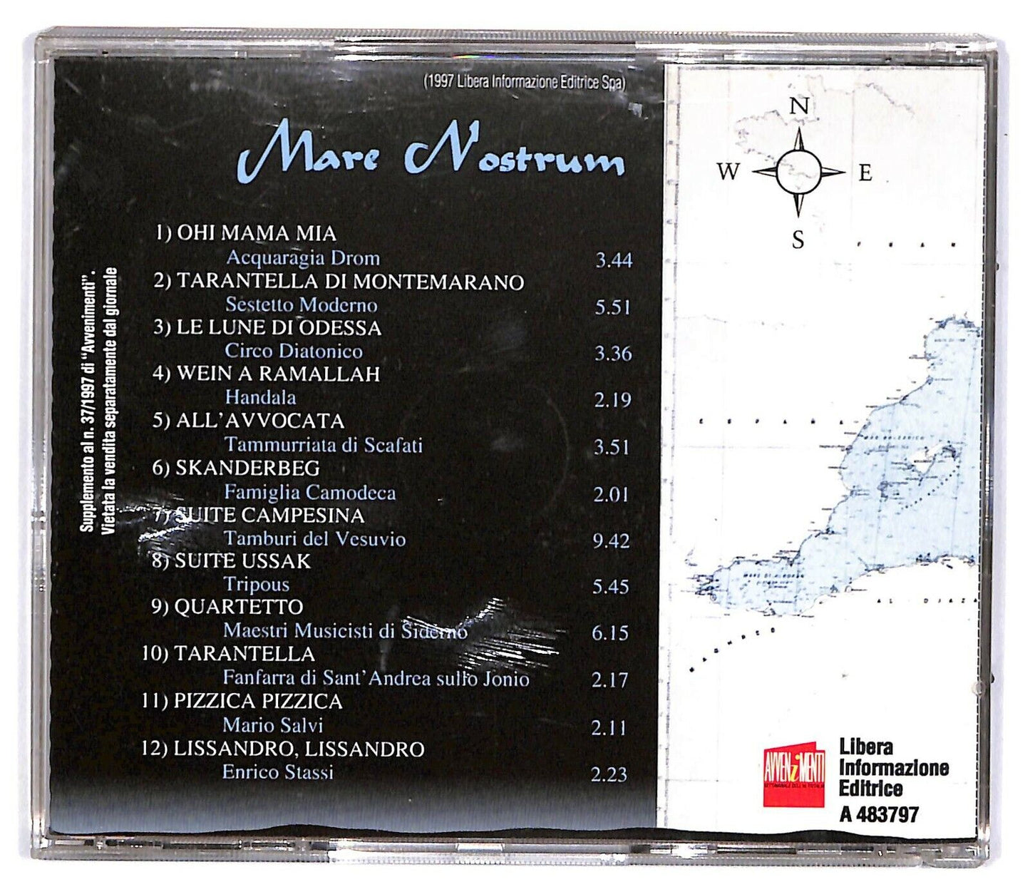 EBOND Various - Mare NostrumEditoriale CD CD032643