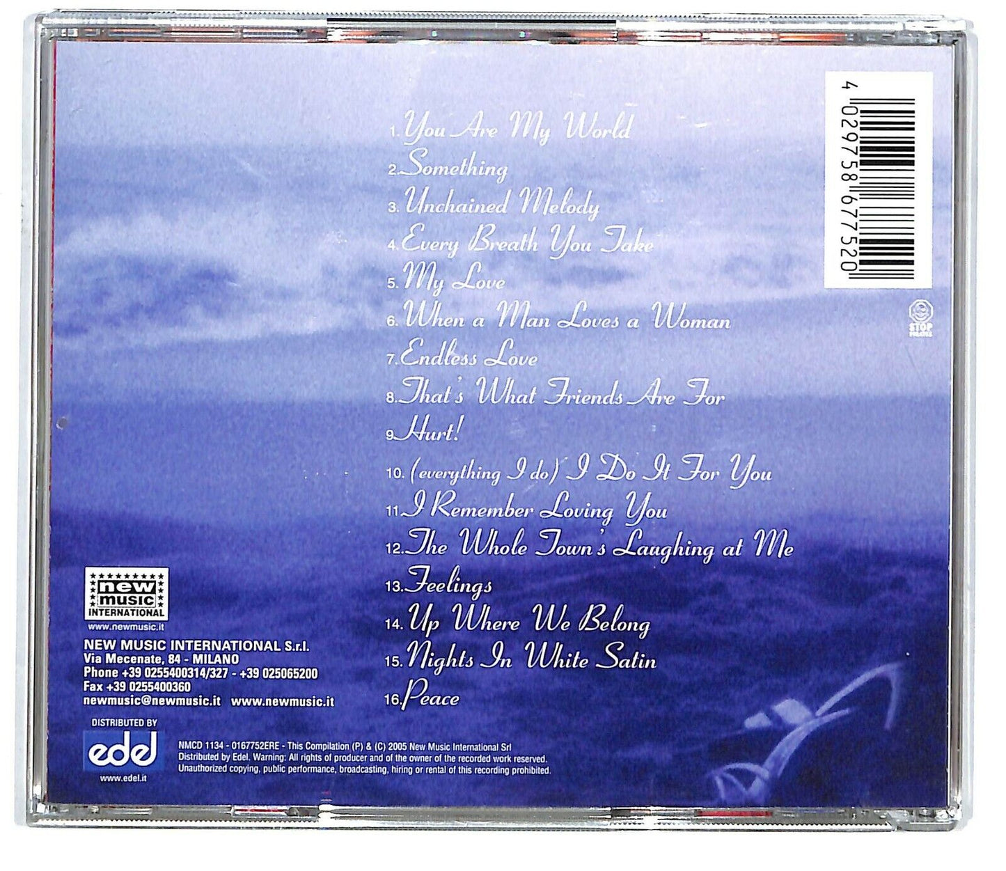 EBOND Various - Love Melody - Le Piu Belle Canzoni D'amore CD CD033251