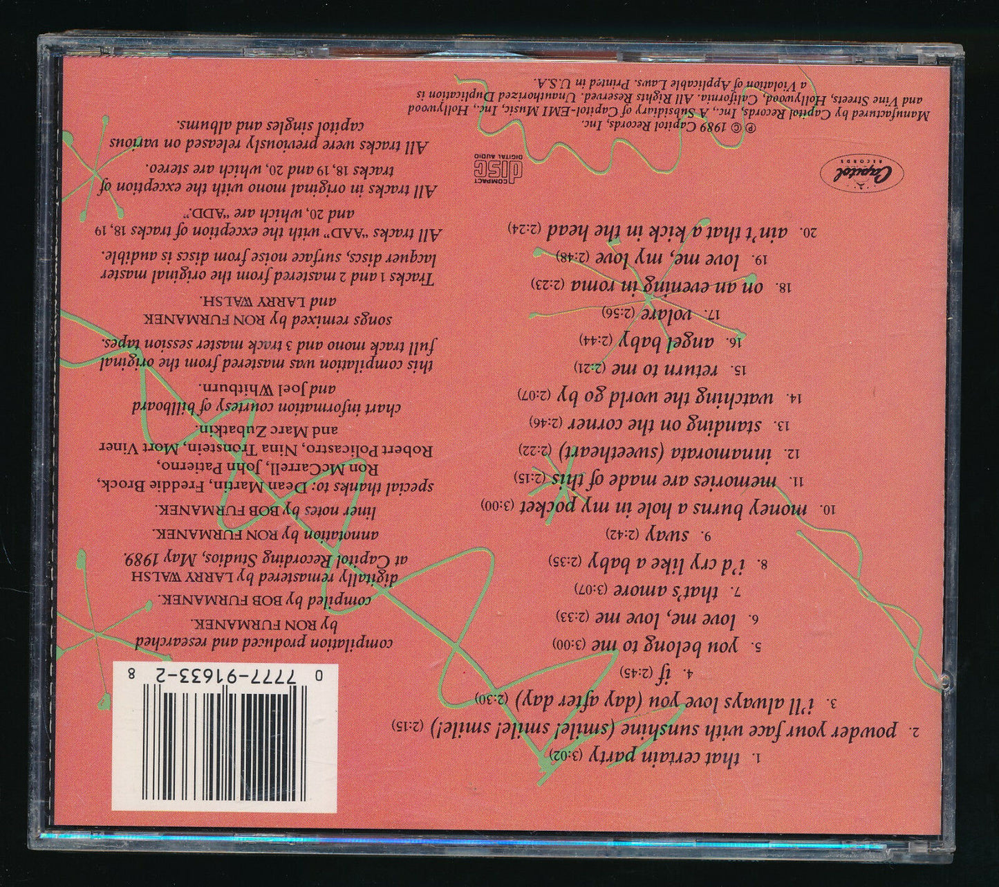 EBOND Dean Martin - The Capitol Collector's Series CD CD030465