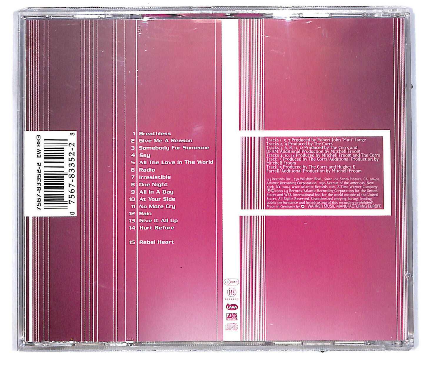 EBOND The Corrs - In Blue CD CD032753