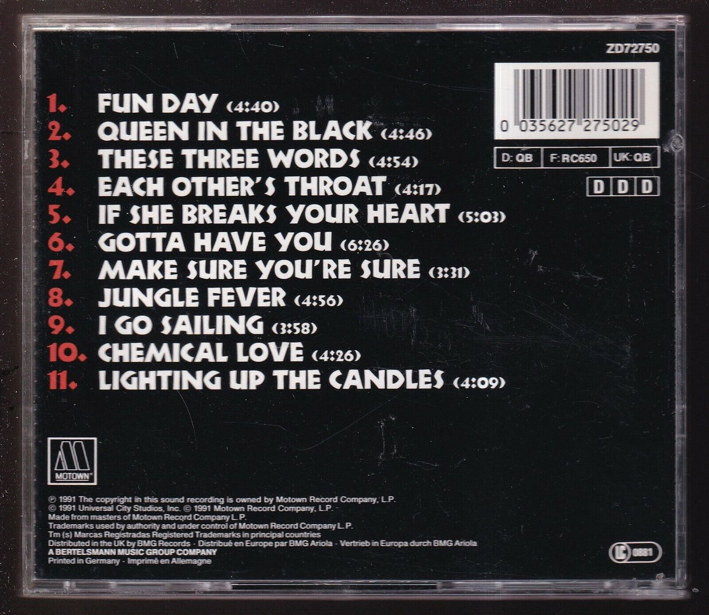 EBOND Stevie Wonder - Music From The Movie ''jungle Fever'' CD CD030533