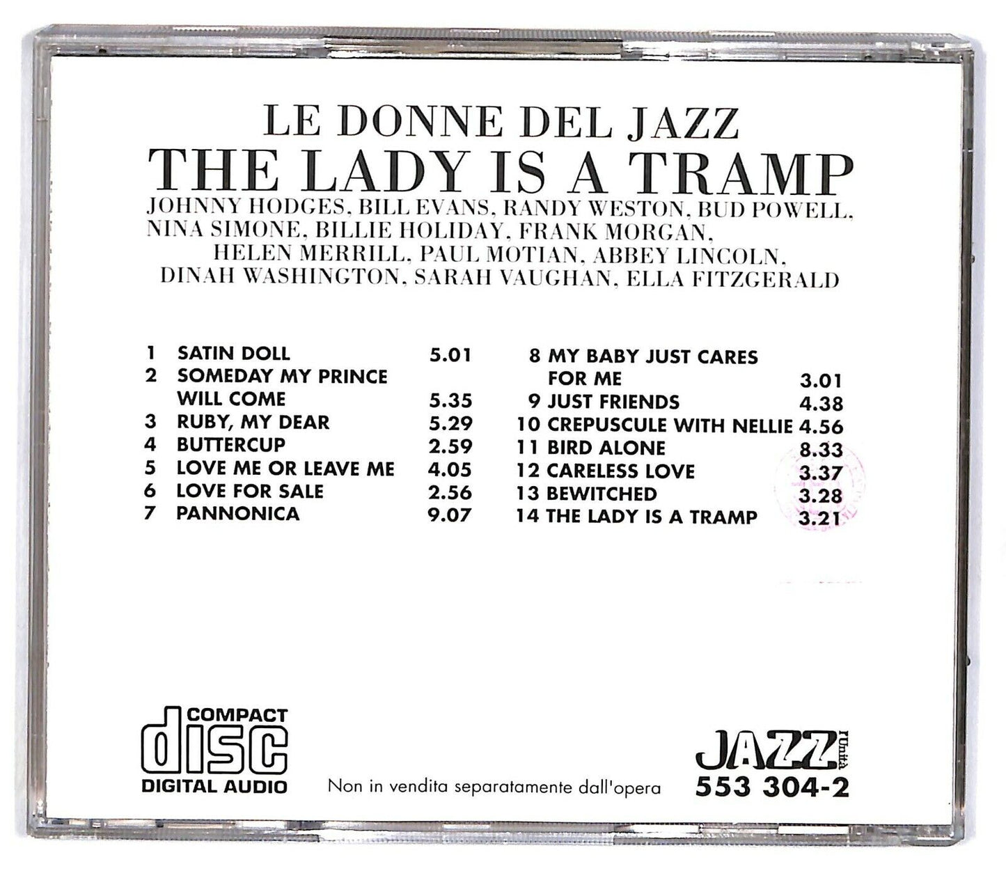 EBOND Various - The Lady Is A TrampEditoriale CD CD032455