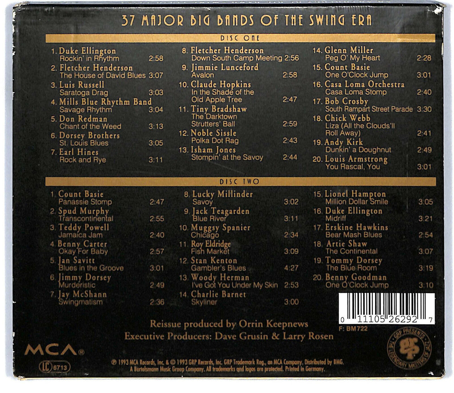 EBOND Various - An Anthology Of Big Band Swing 1930-1955 CD CD031820