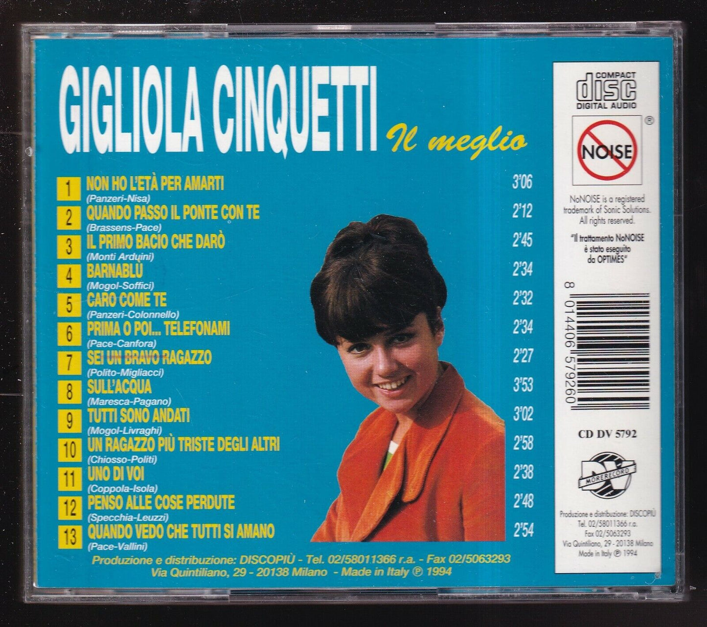 EBOND Gigliola Cinquetti - Il Meglio CD CD029015