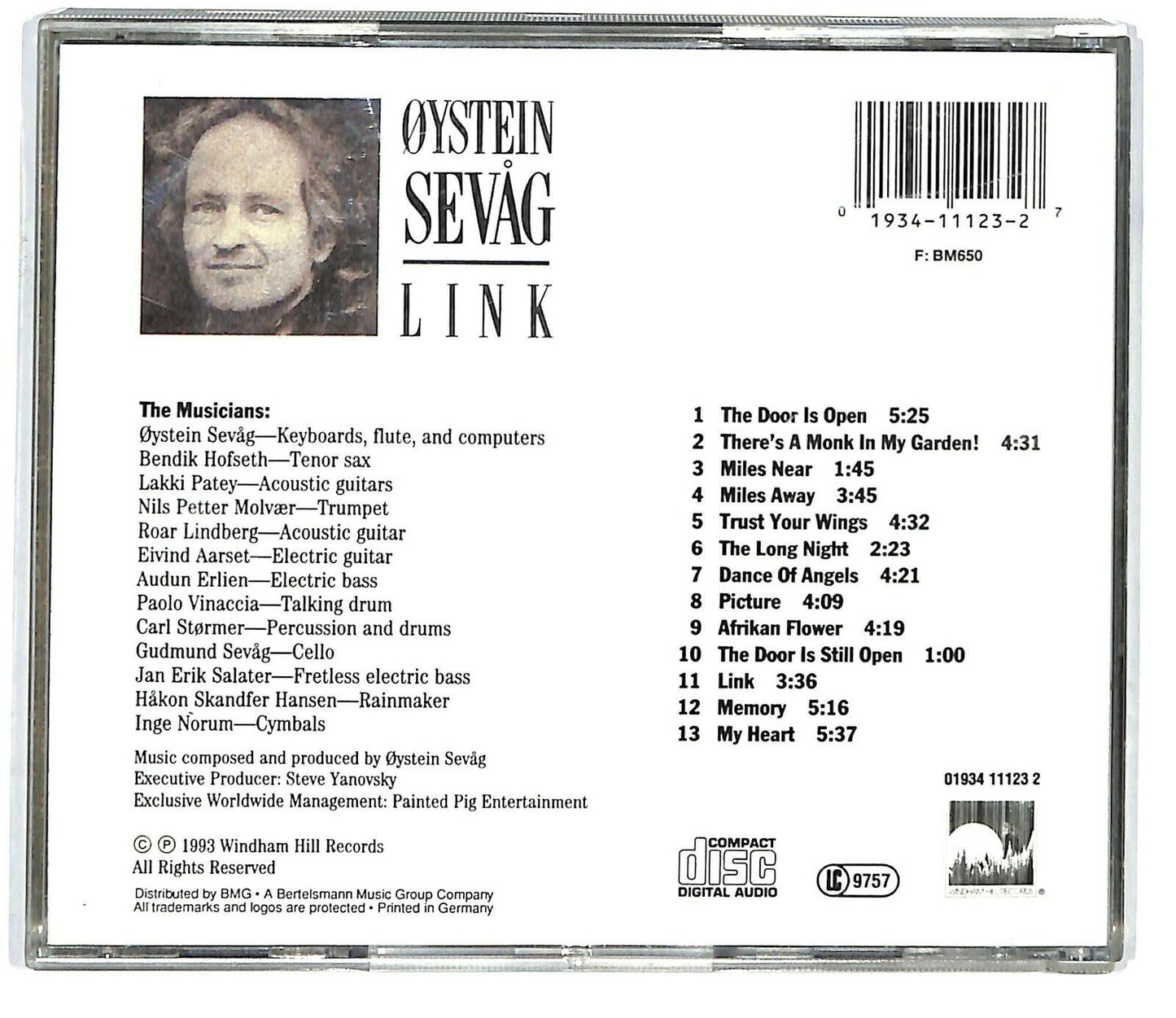 EBOND Oystein Sevag - Link CD CD033331