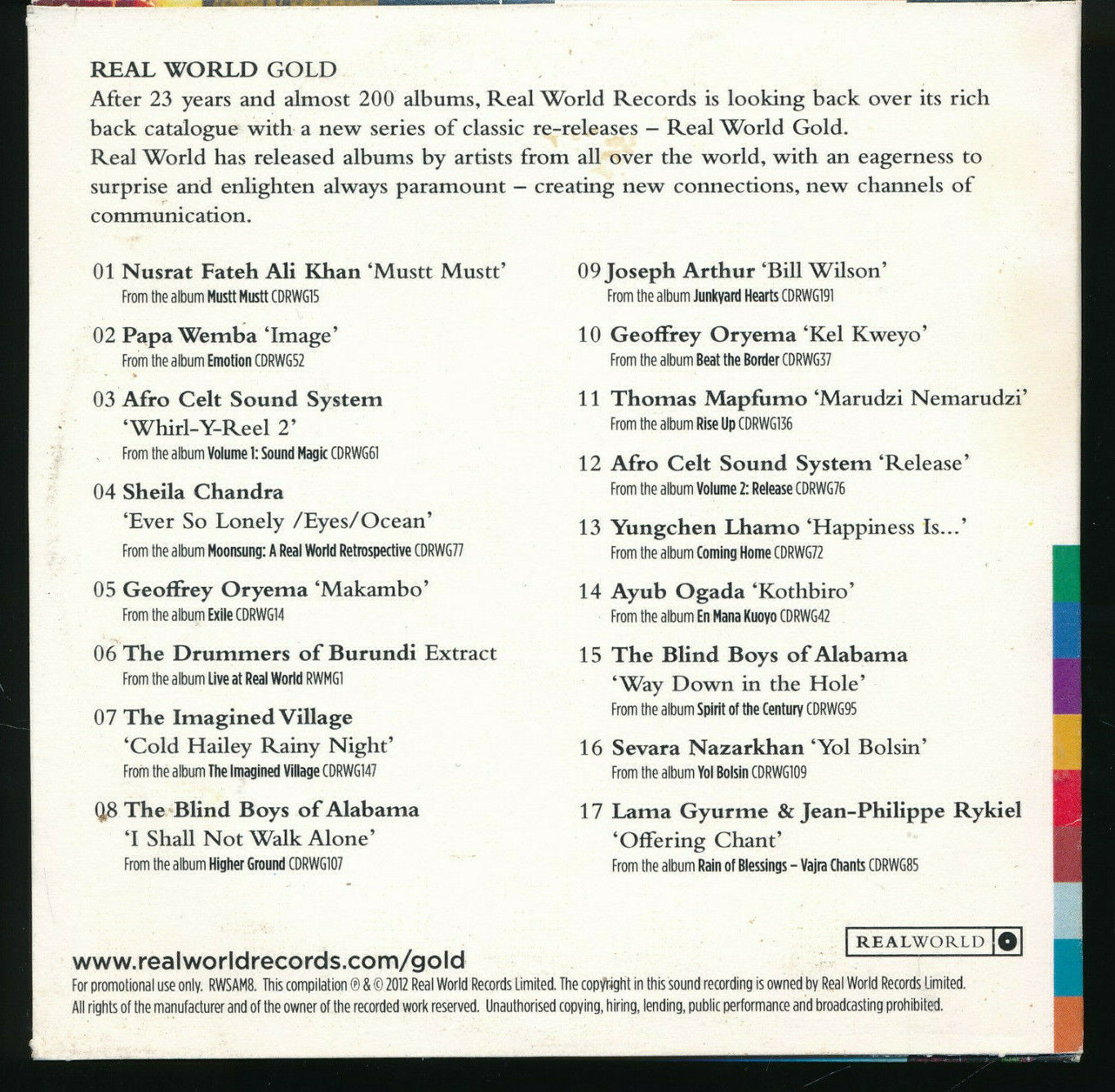 EBOND Various - Real World Gold CD CD031232