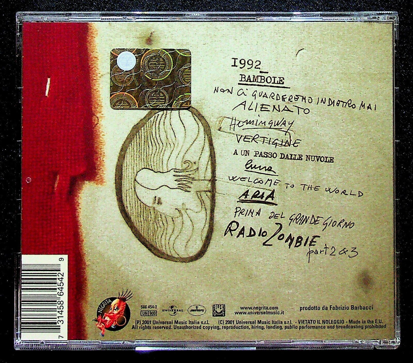 EBOND Negrita - Radio Zombie CD CD019003