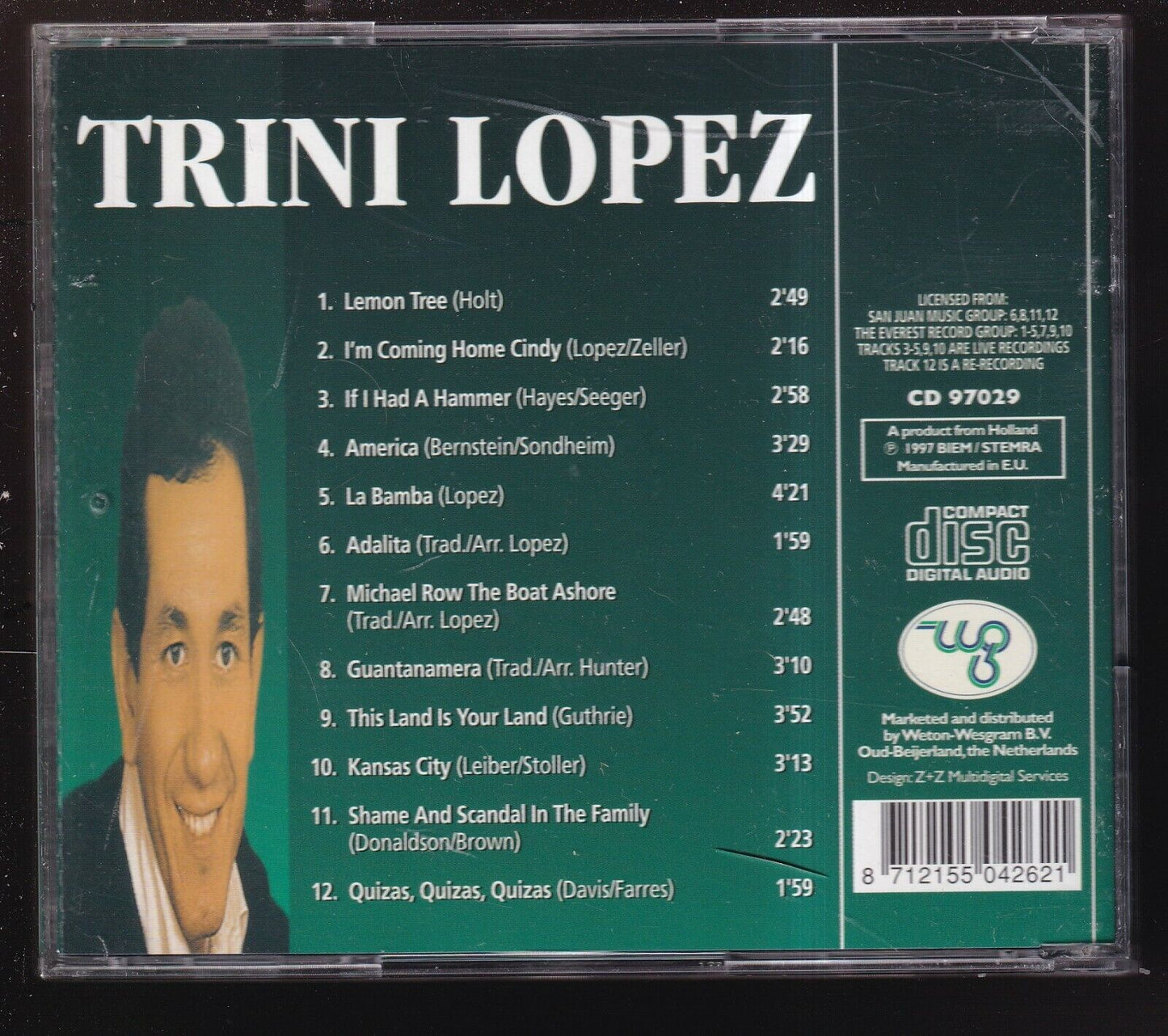 EBOND Trini Lopez -trini Lopez CD CD029058