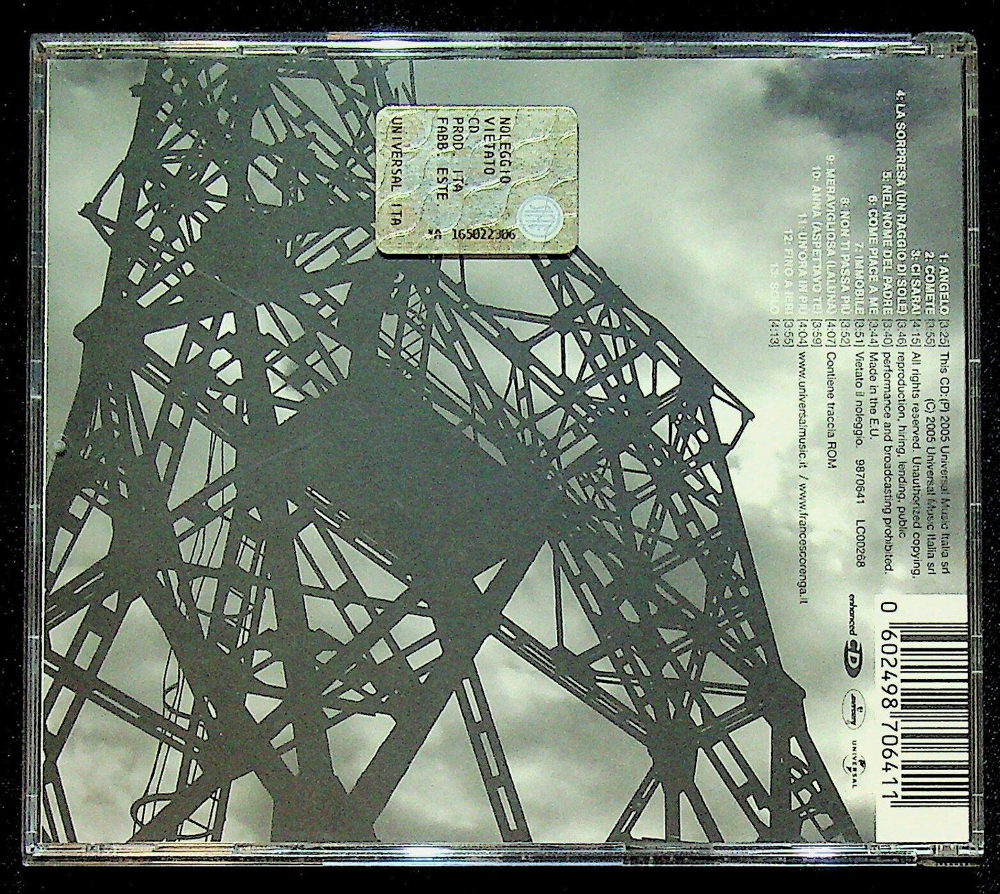 EBOND Francesco Renga - Camere Con Vista CD CD016004