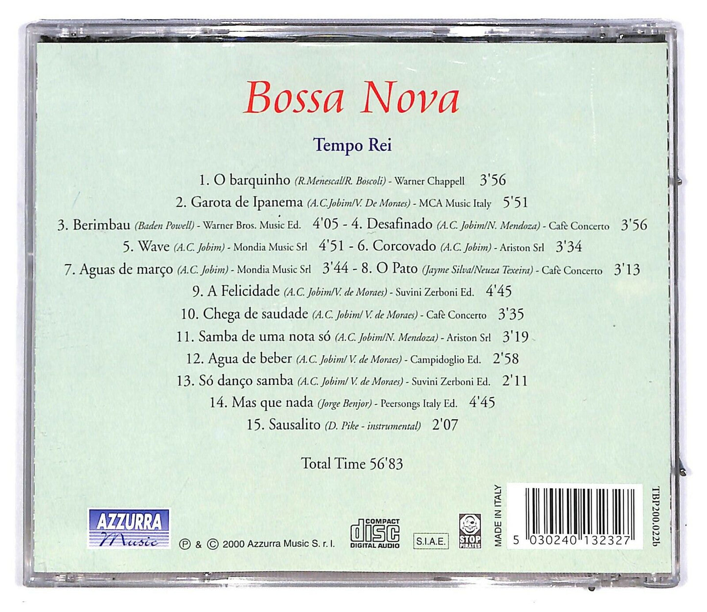 EBOND Tempo Rei - Bossa Nova CD CD031123