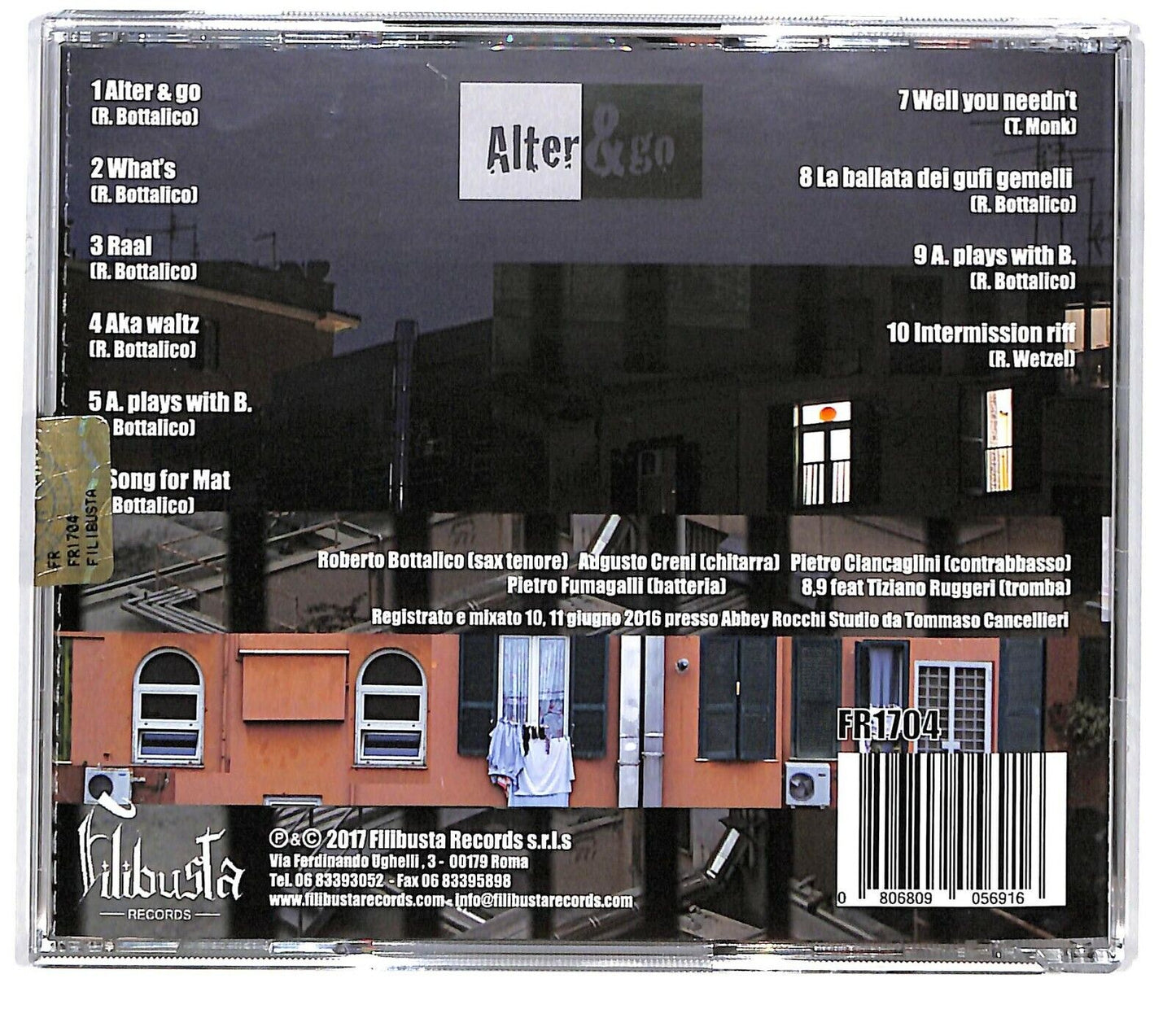 EBOND Ciancaglini, Bottalico, Creni, Fumagalli - Alter & Go CD CD033318