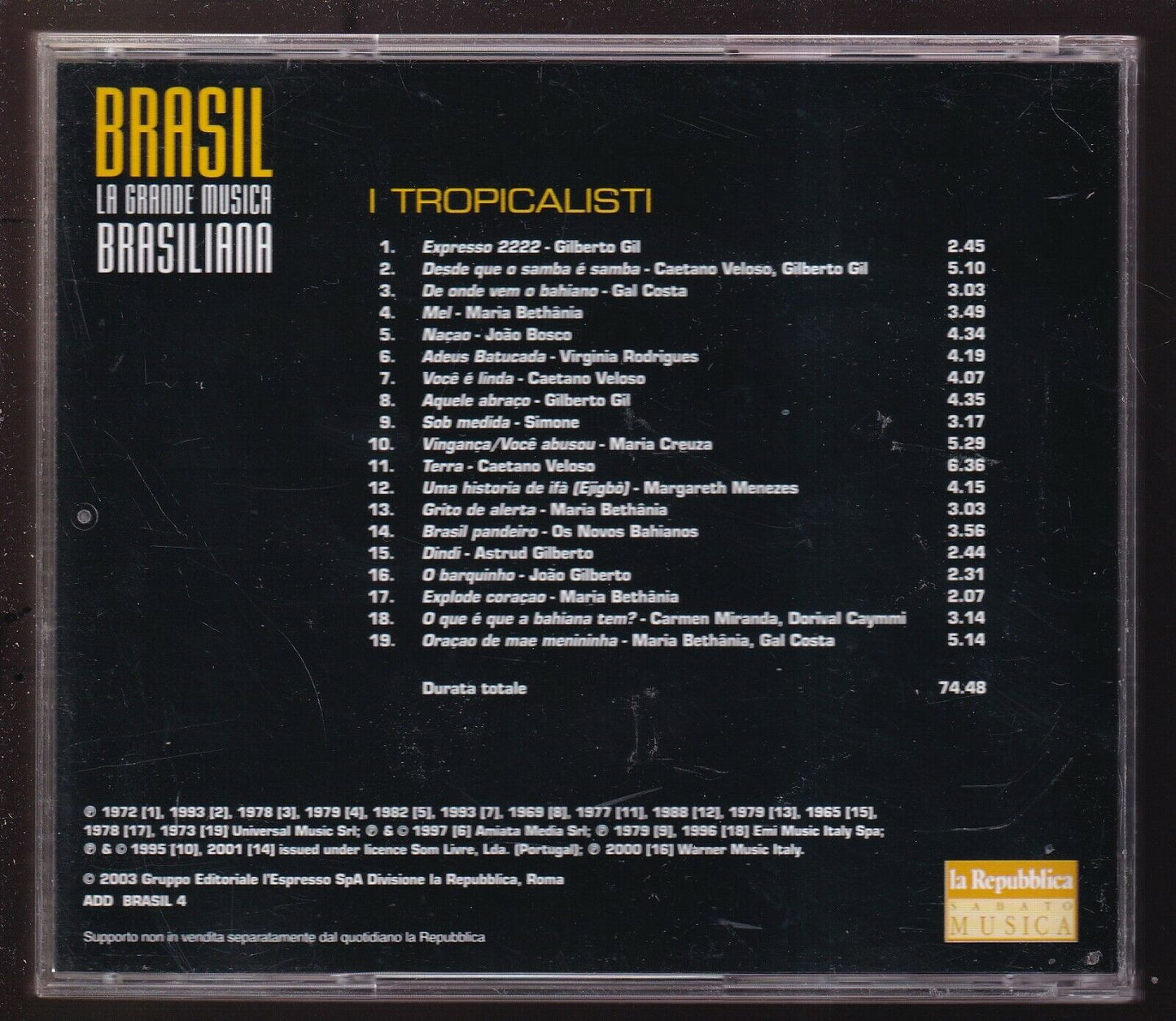 EBOND Various - Brasil - 4 I TropicalistiEditoriale CD CD030958