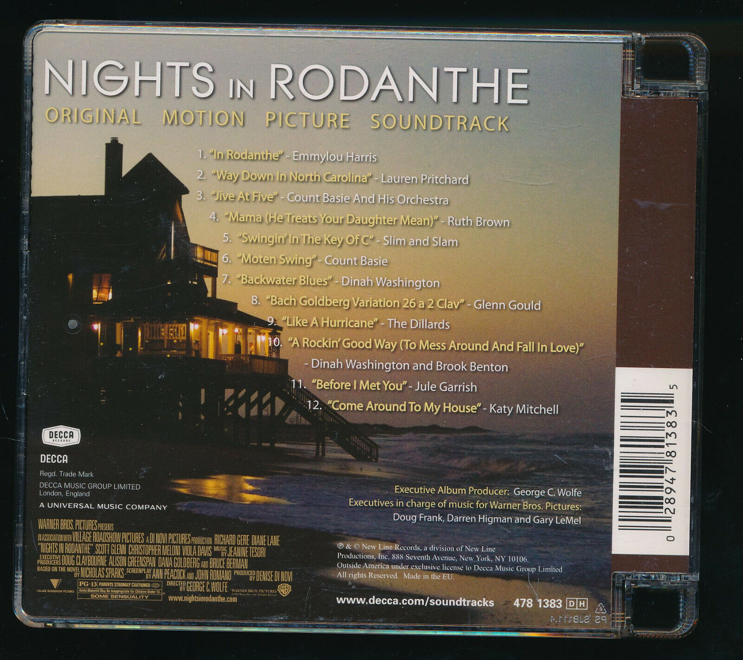 EBOND Various - Nights In Rodanthe CD CD030240