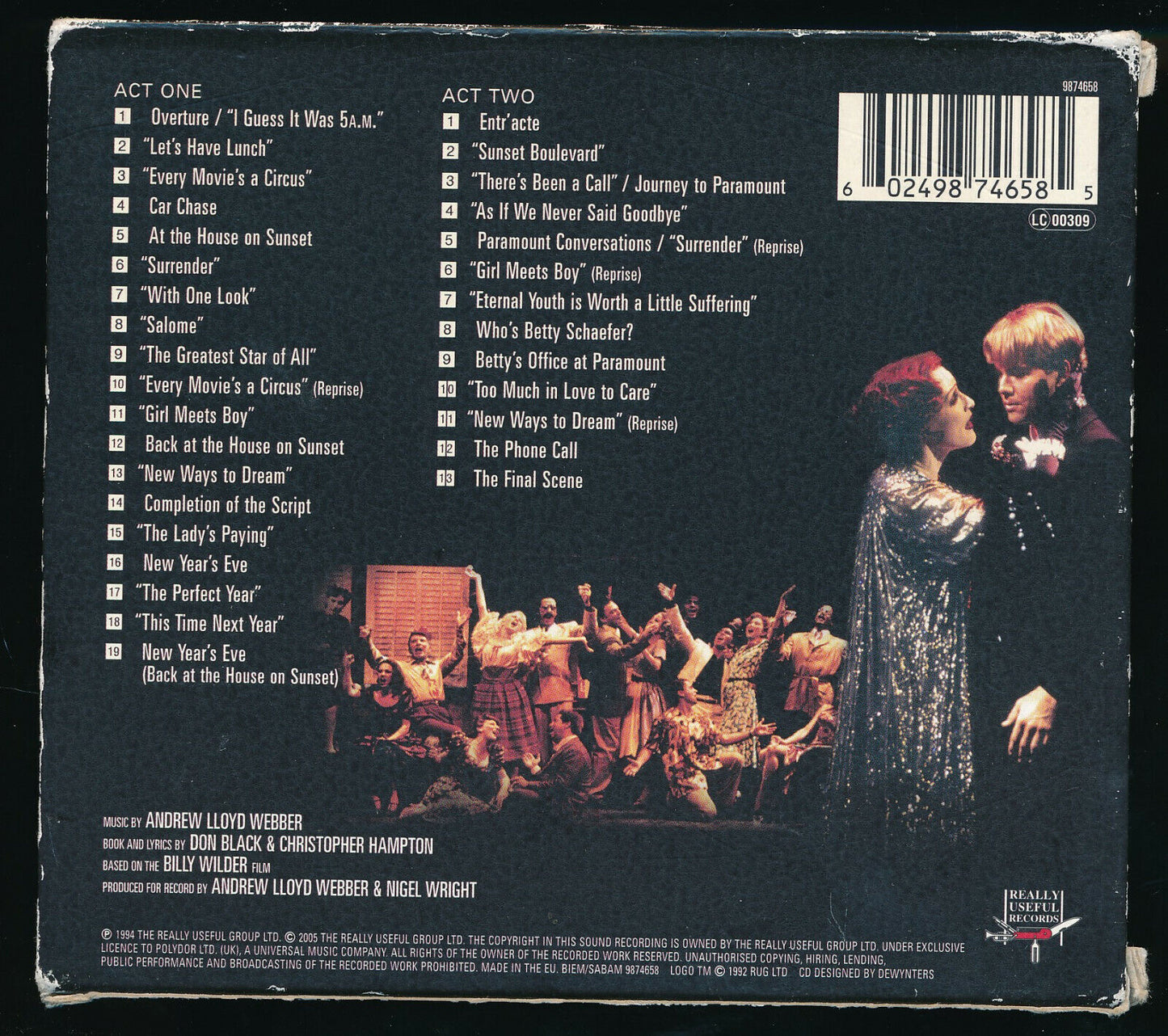 EBOND Andrew Lloyd Webber's Sunset Blvd CD CD030115