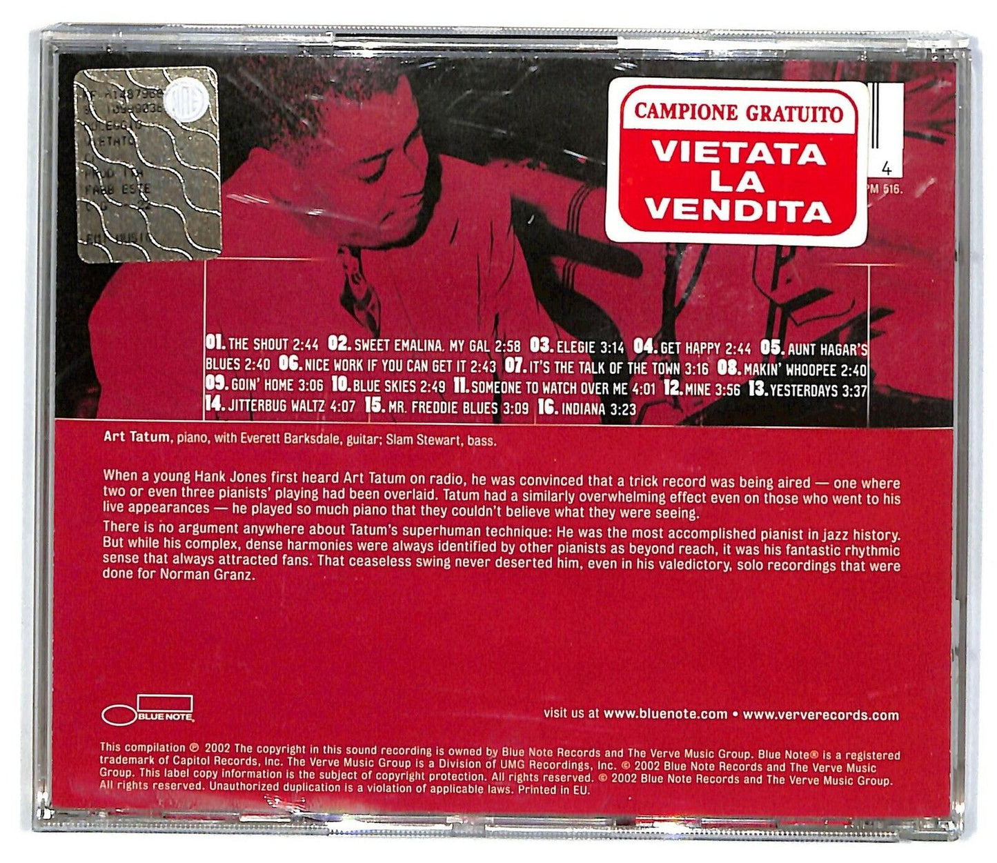 EBOND Art Tatum - The Definitive Art TatumPromo CD CD032111