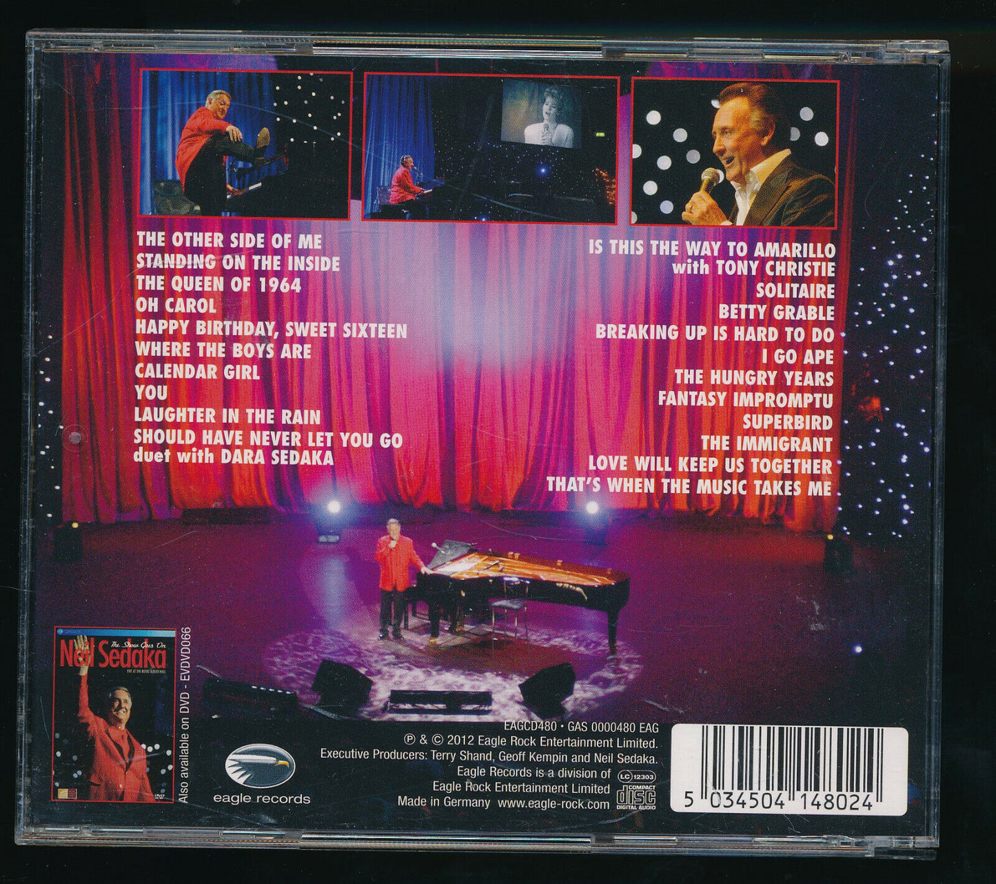 EBOND Neil Sedaka - The Show Goes On Live At The Royal Albert Hall CD CD029750