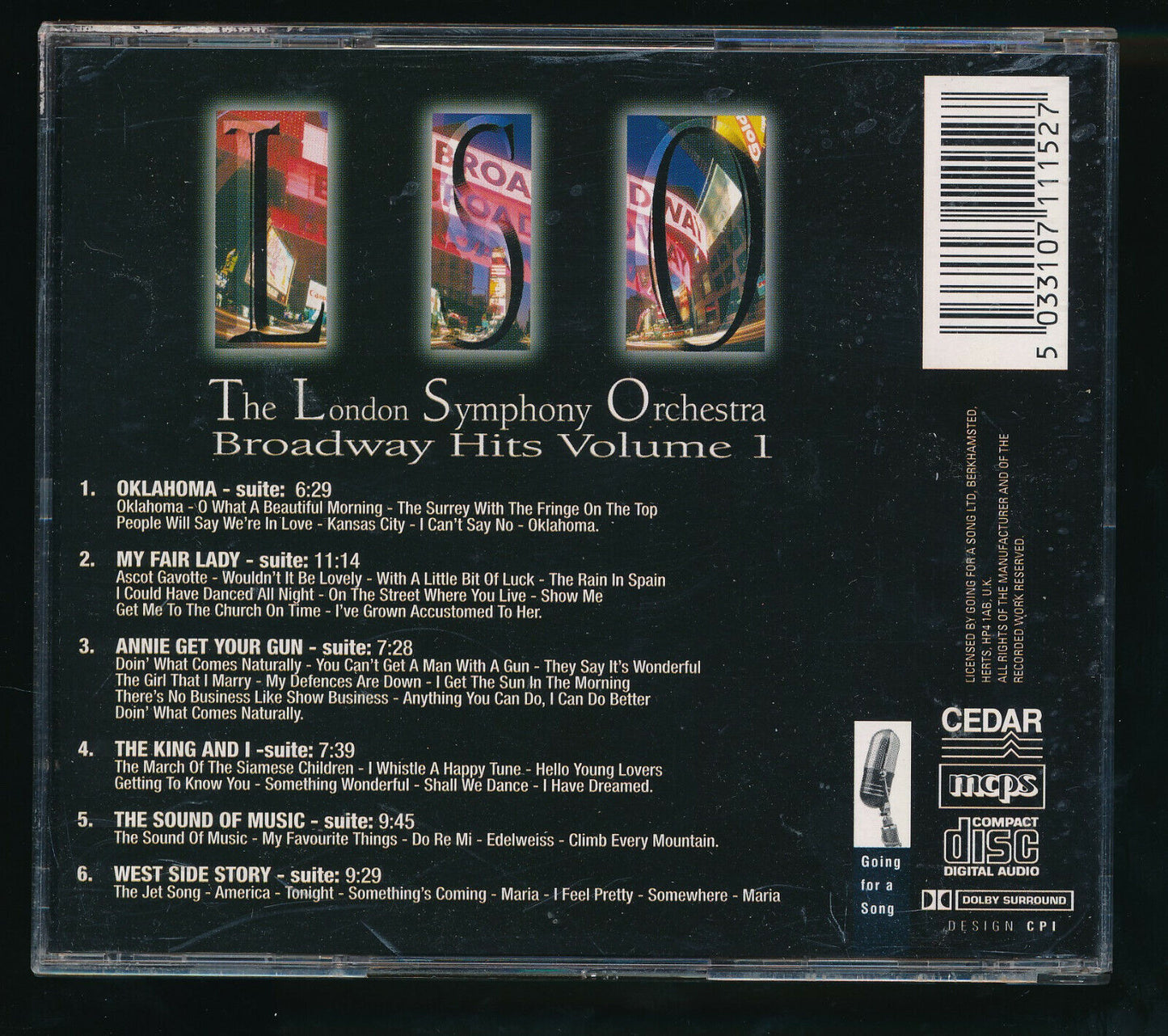 EBOND The London Symphony Orchestra - Broadway Hits Volume 1 CD CD029958