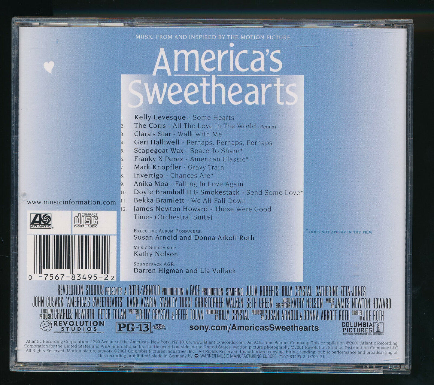 EBOND Various - America's Sweethearts CD CD030056