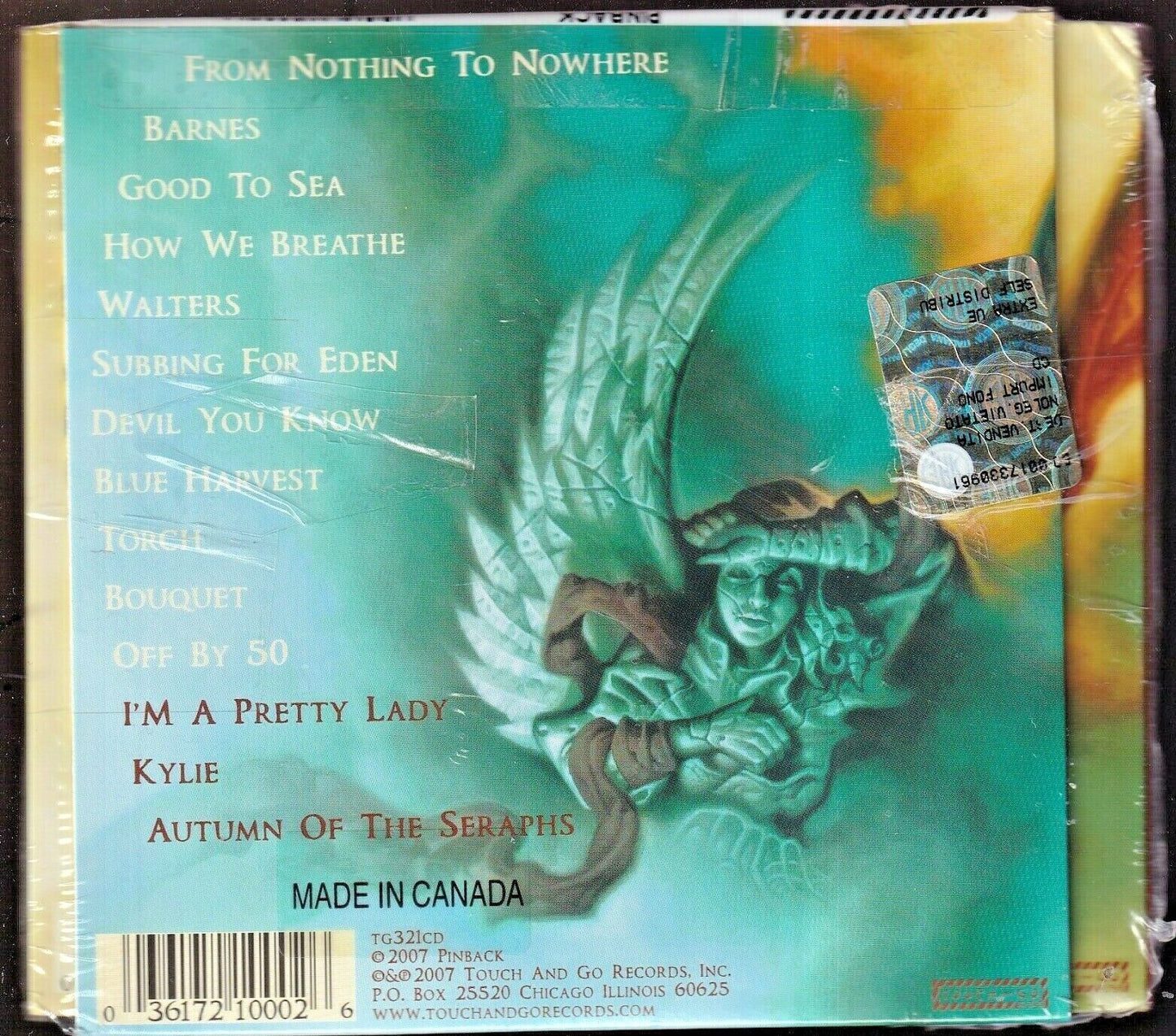 EBOND Pinback - Autumn Of The Seraphs + Promo Digipack5011 CD CDS001314