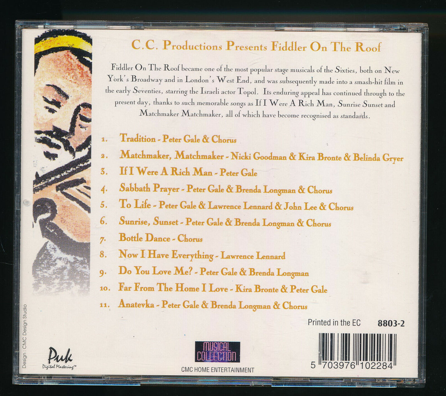 EBOND Fiddler On The Roof CD CD030452