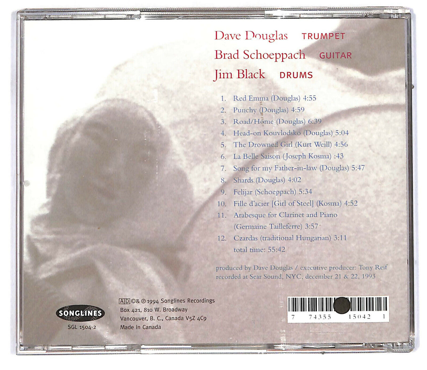EBOND Dave Douglas - The Tiny Bell Trio Promo CD CD032737