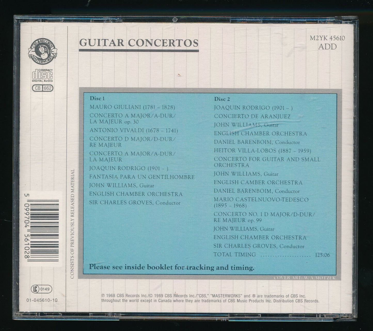 EBOND John Williams - Guitar Concertos CD CD029424