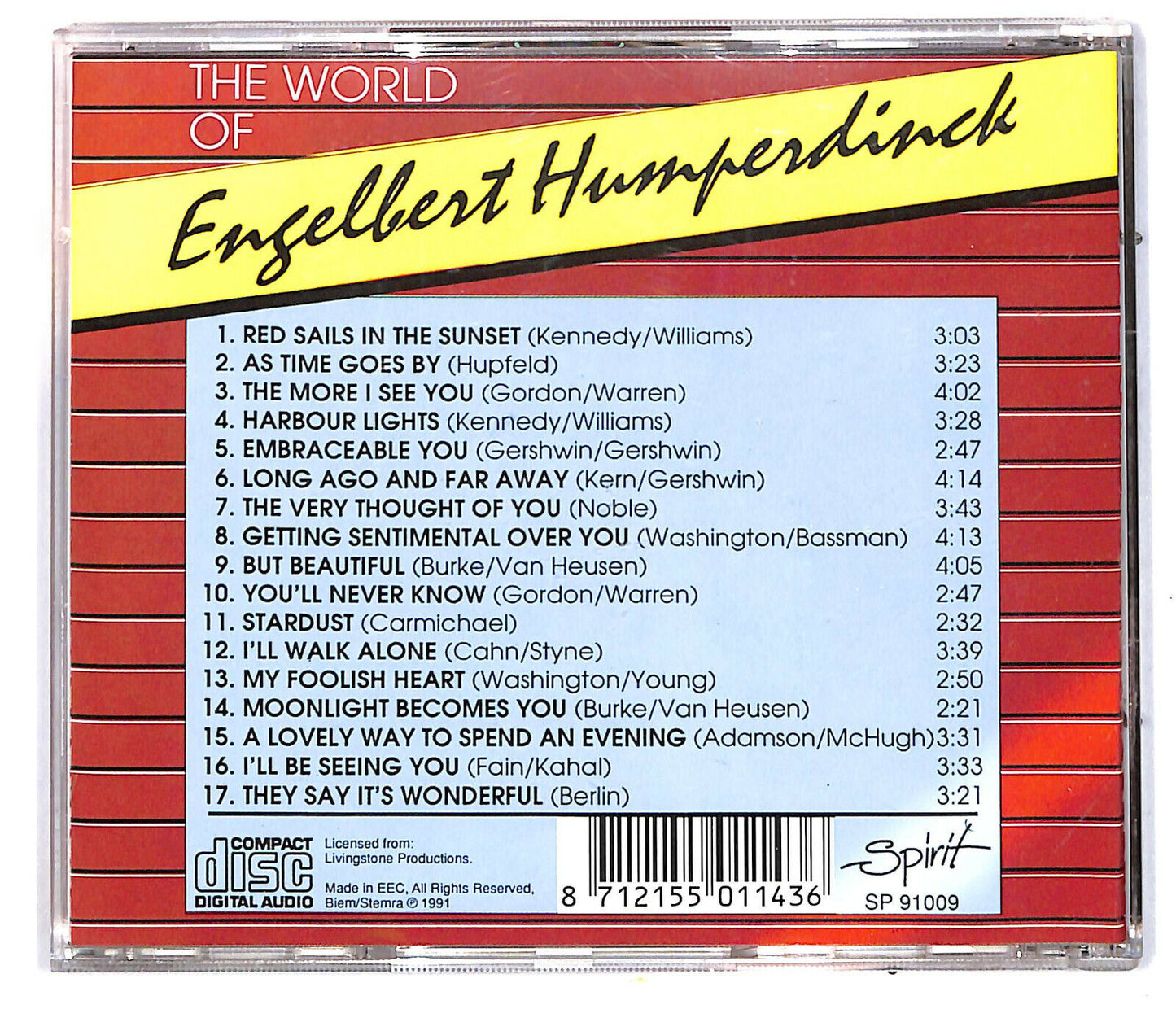 EBOND Engelbert Humperdinck - The World Of Engelbert Humperdinck CD CD032224