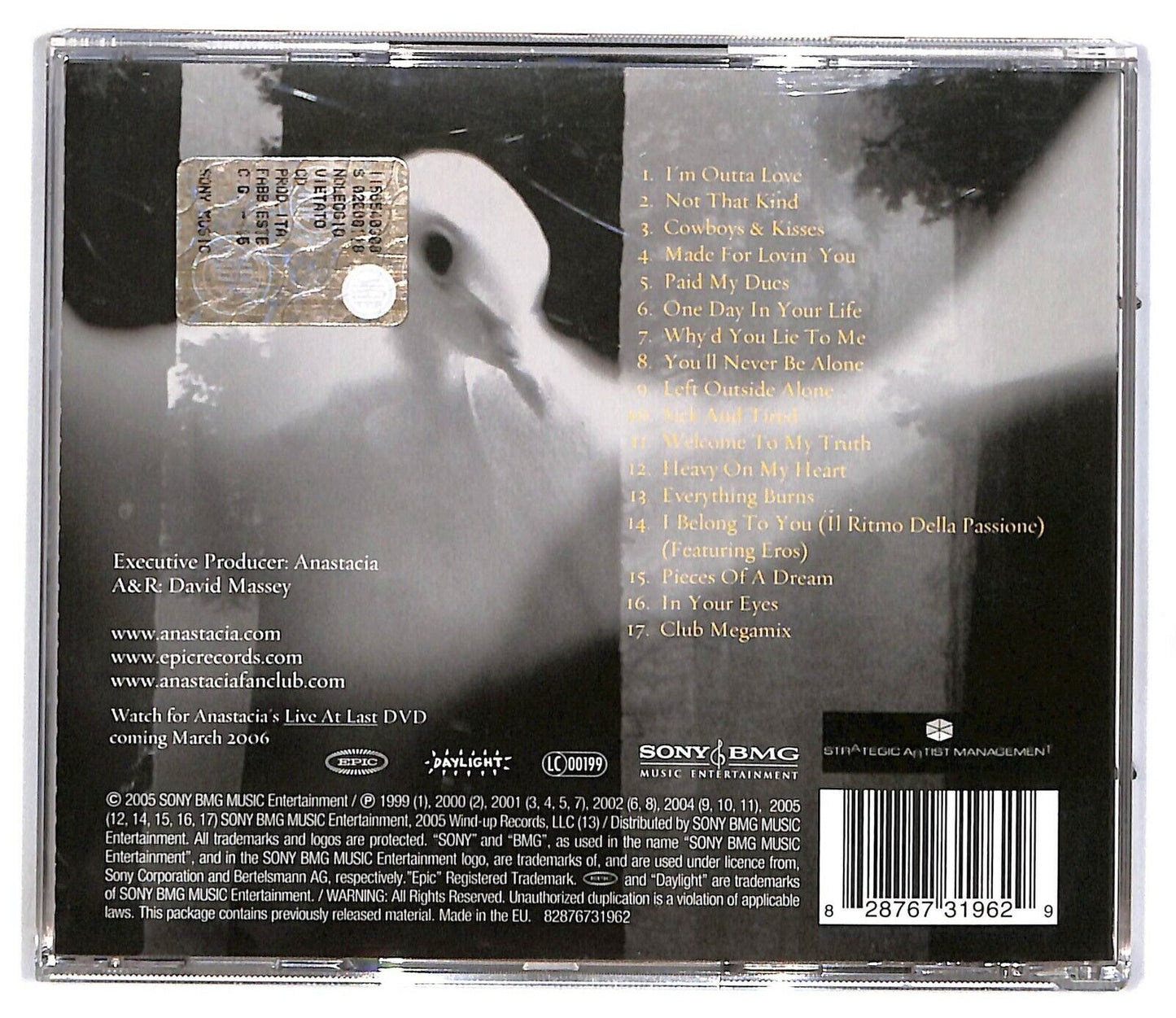 EBOND Anastacia - Pieces Of A Dream CD CD032416