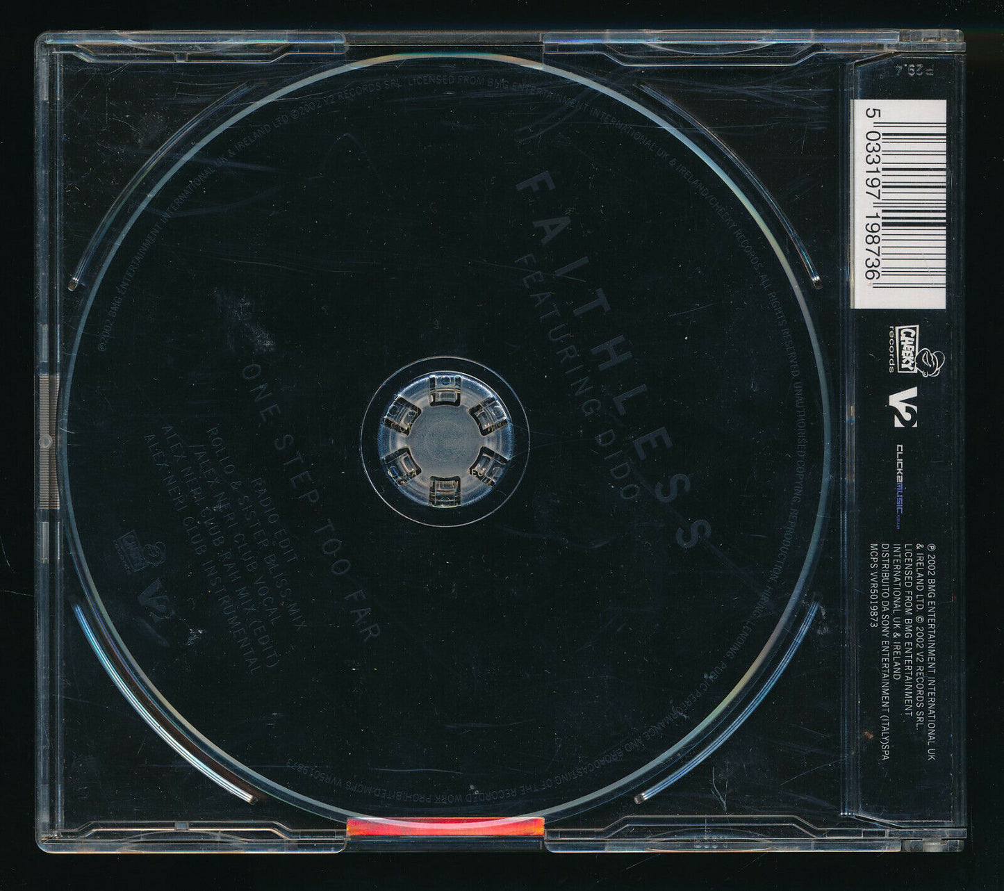 EBOND Faithless Featuring Dido - One Step Too Far CD CD031203