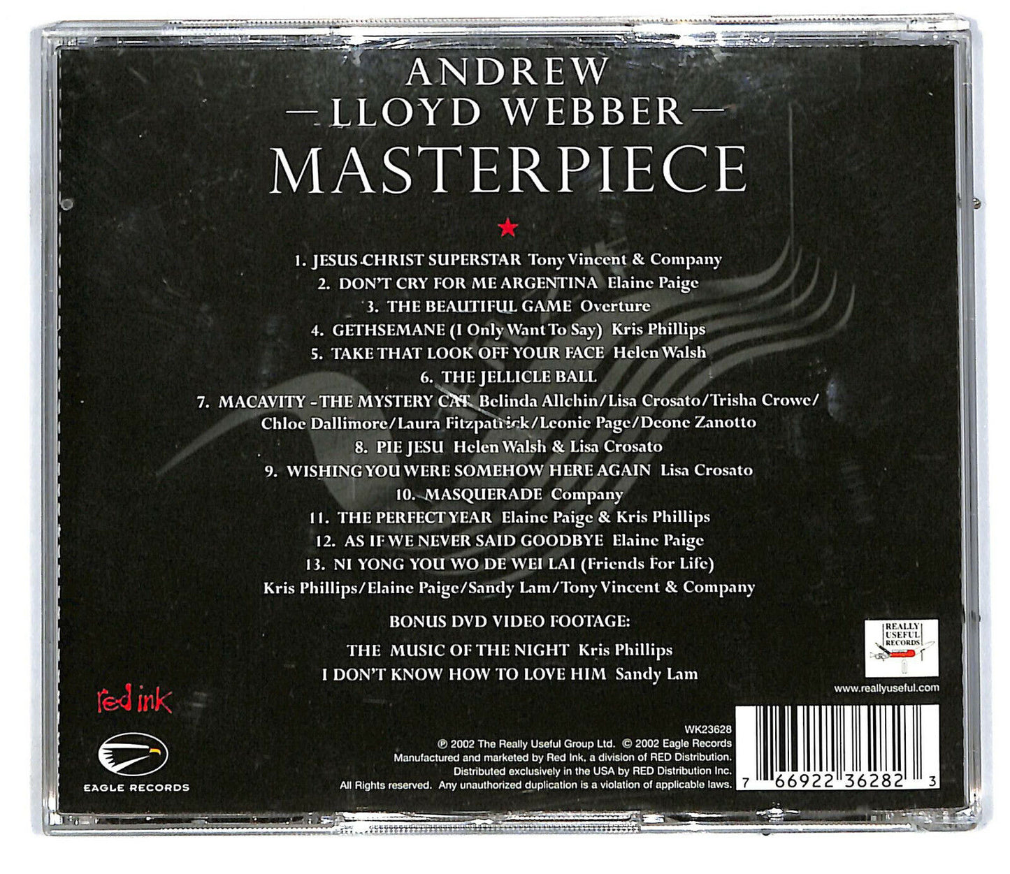 EBOND Andrew Lloyd Webber - Masterpiece+ DVD CD CD032544