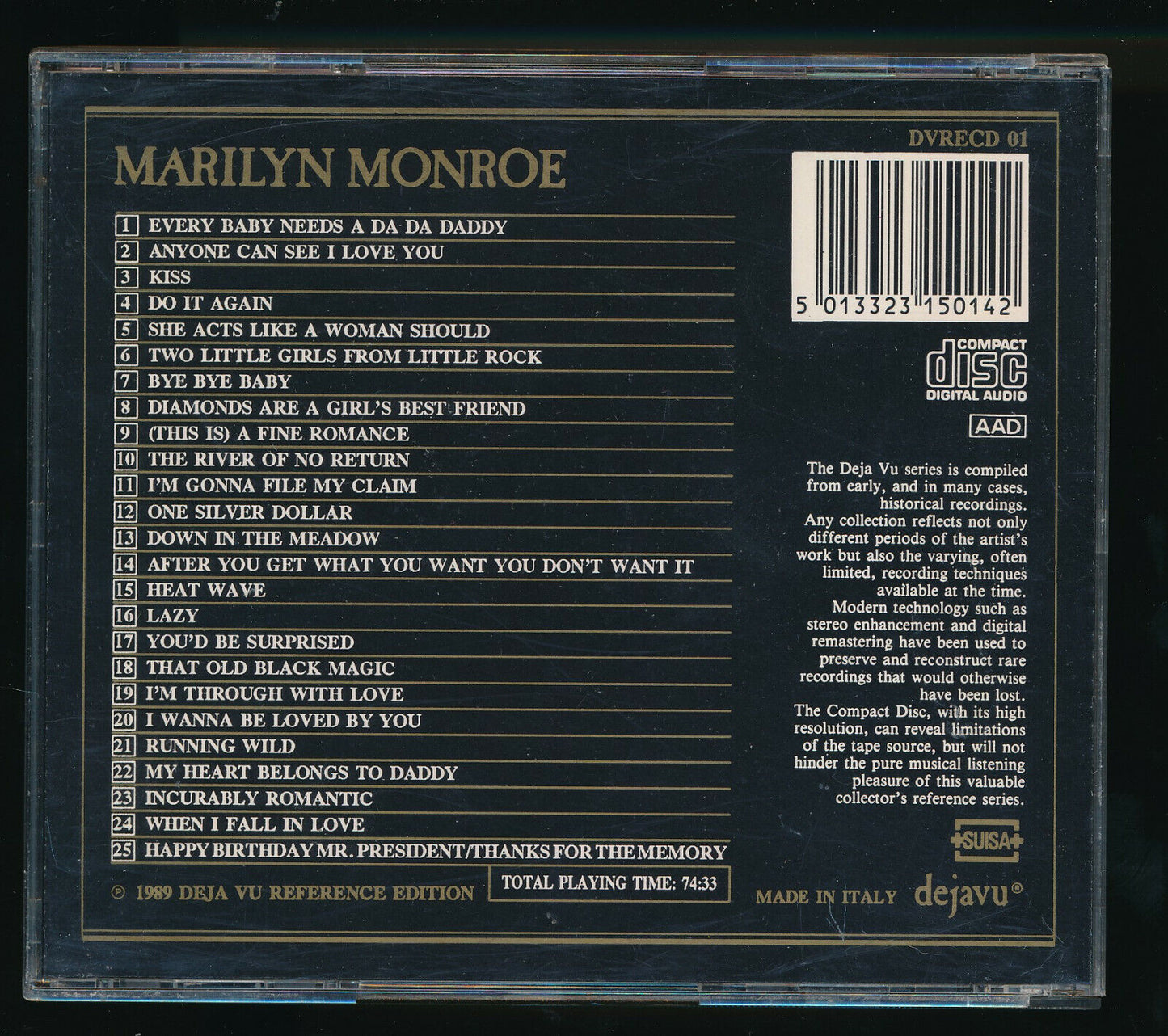 EBOND Marilyn Monroe - The Marilyn Monroe Story CD CD029448