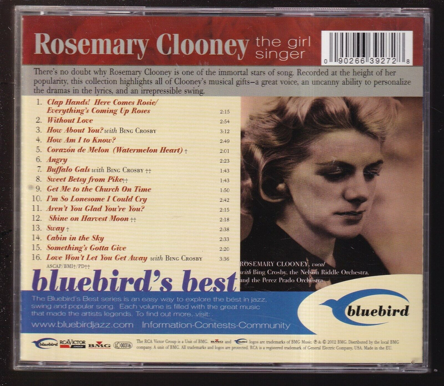 EBOND Rosemary Clooney - The Girl Singer CD CD030551