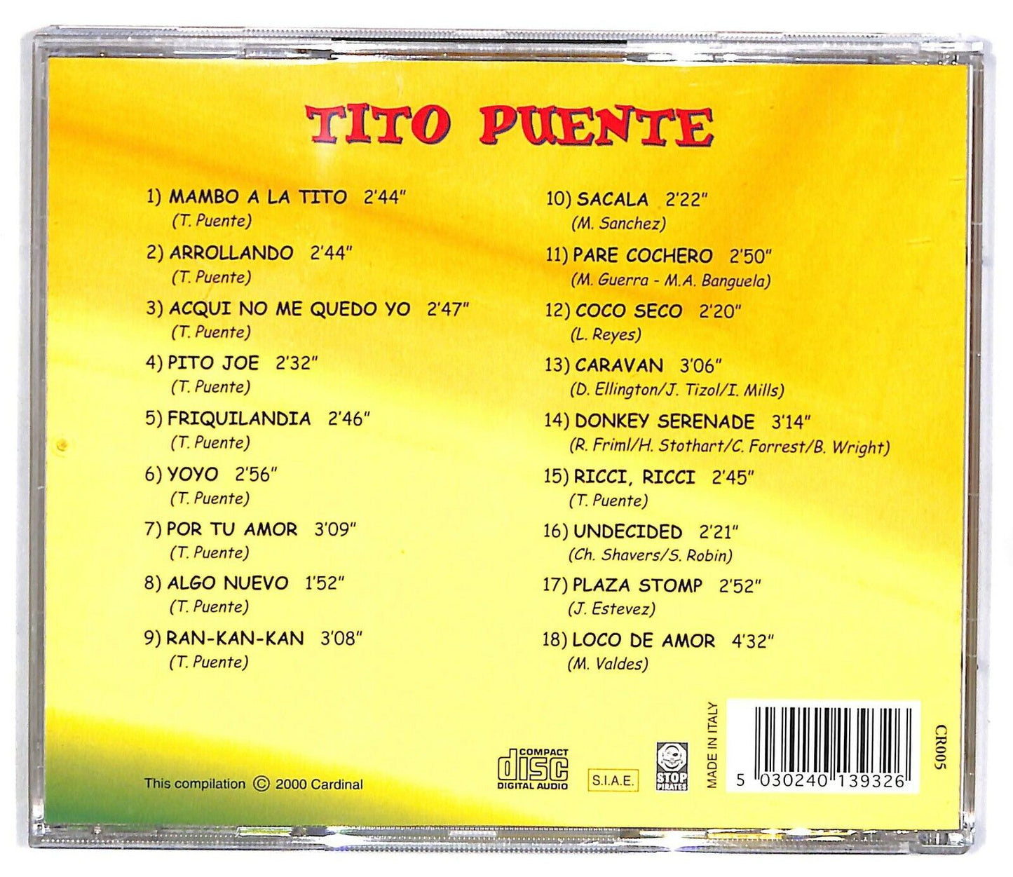 EBOND Tito Puente - Tito Puente CD CD032612