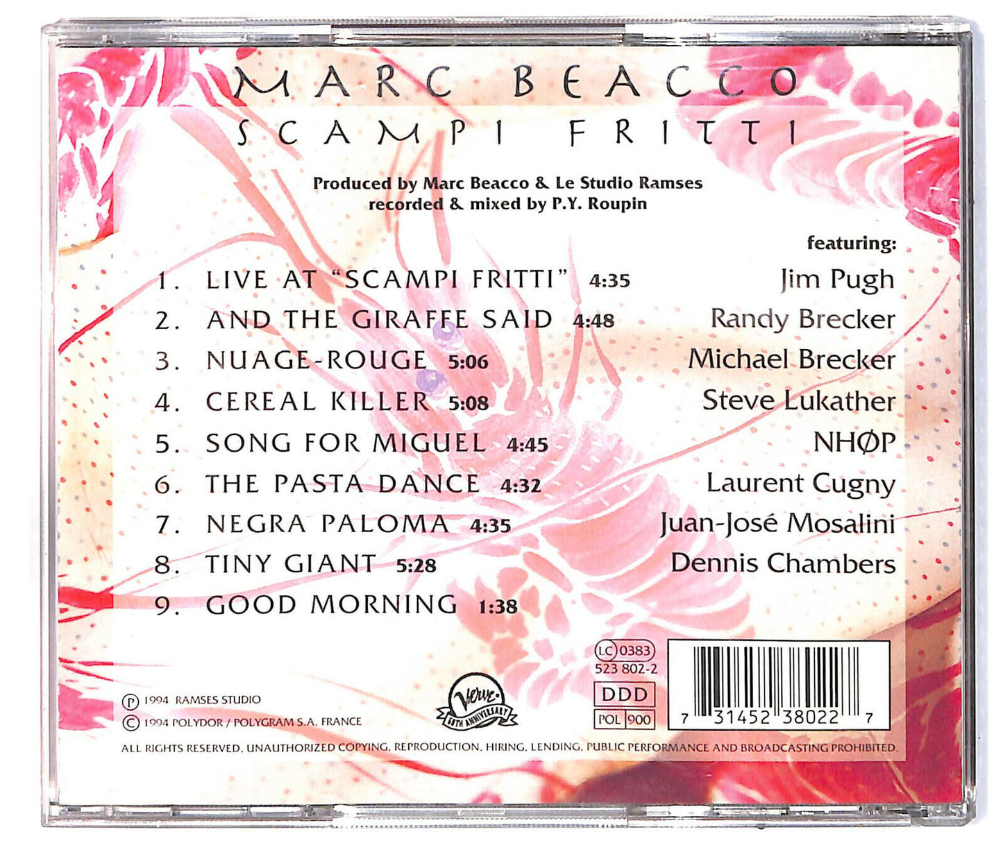 EBOND Marc Beacco - Scampi Fritti CD CD031855