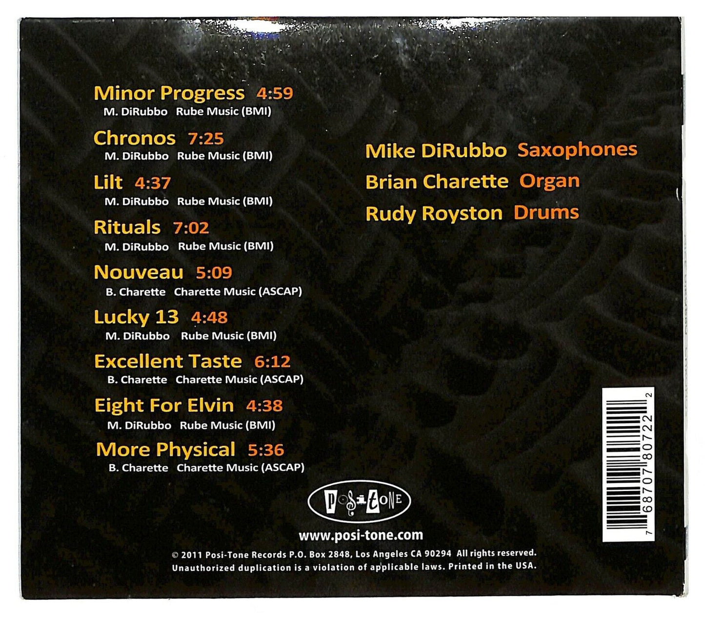 EBOND Mike Dirubbo - Chronos CD CD033334