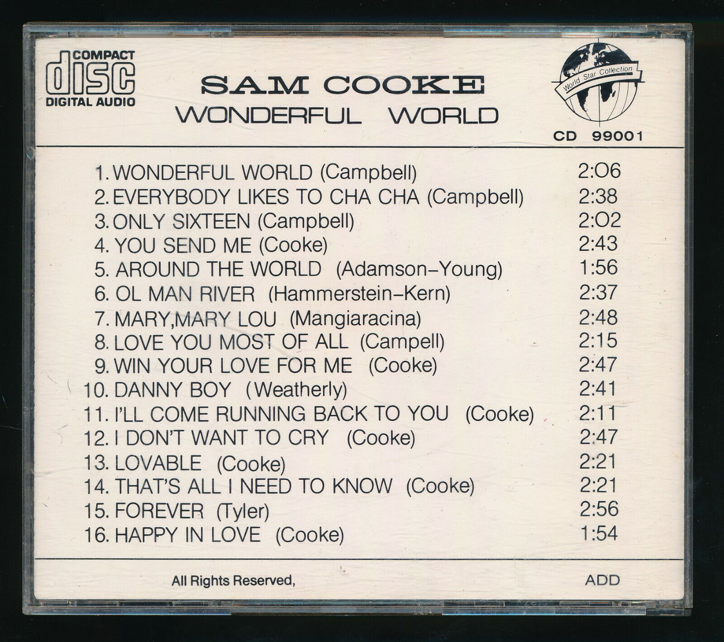 EBOND Sam Cooke - The Wonderful World CD CD030124