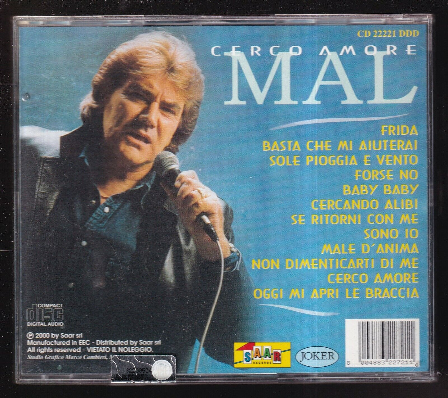EBOND Mal - Cerco Amore - Ultimi Successi CD CD029007