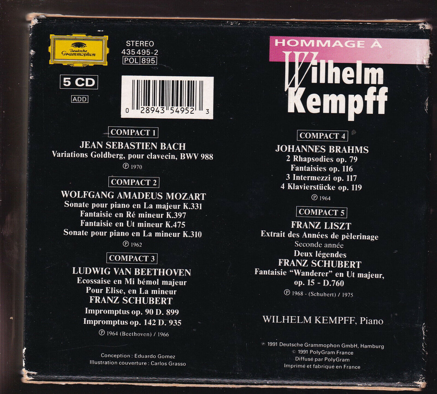 EBOND Hommage a Wilhelm Kempff CD CD026001