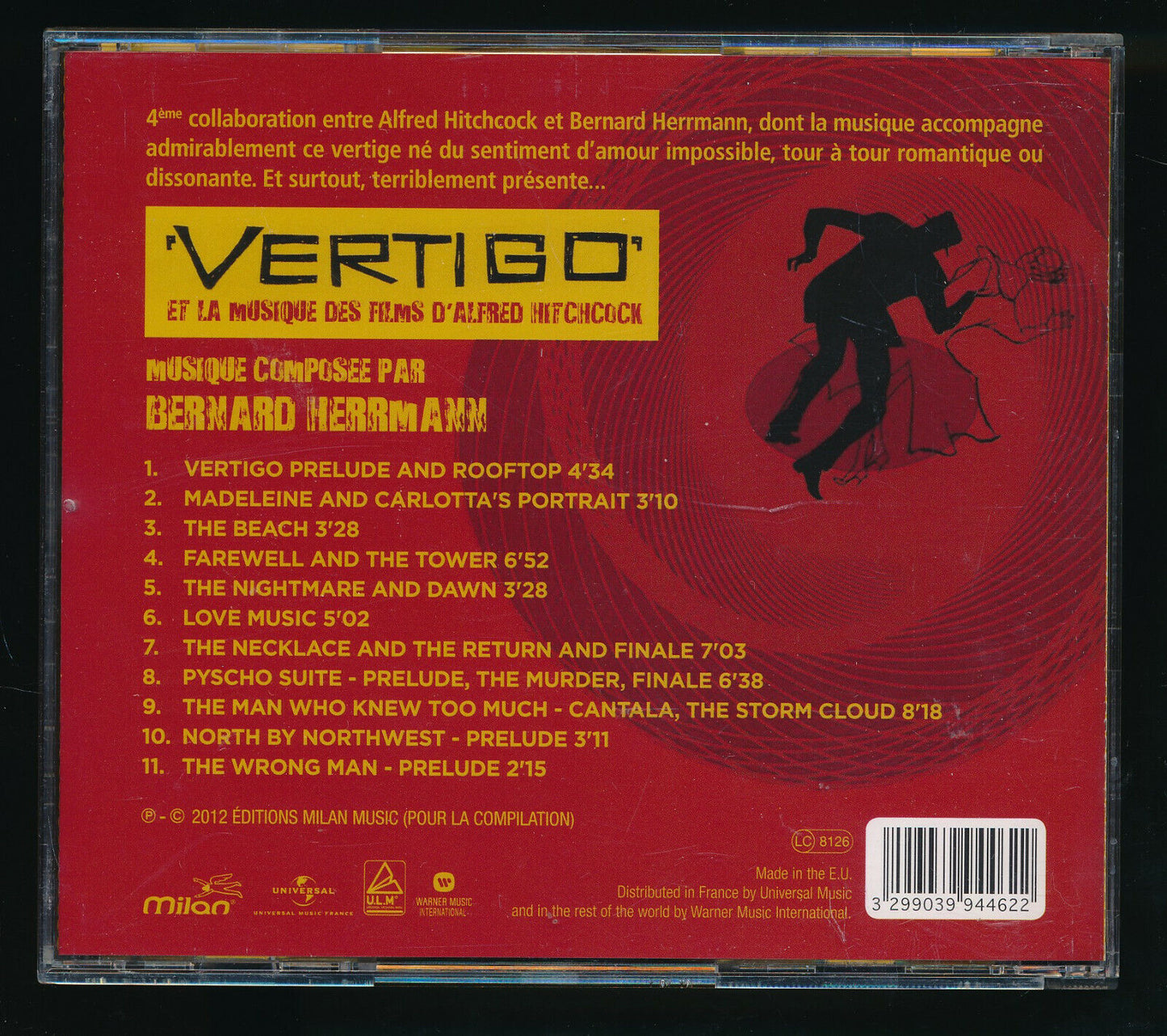EBOND Bernard Herrmann - Vetigo CD CD030222