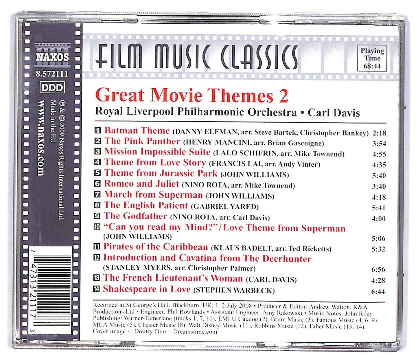 EBOND Carl Davis - Great Movie Themes 2 CD CD033008