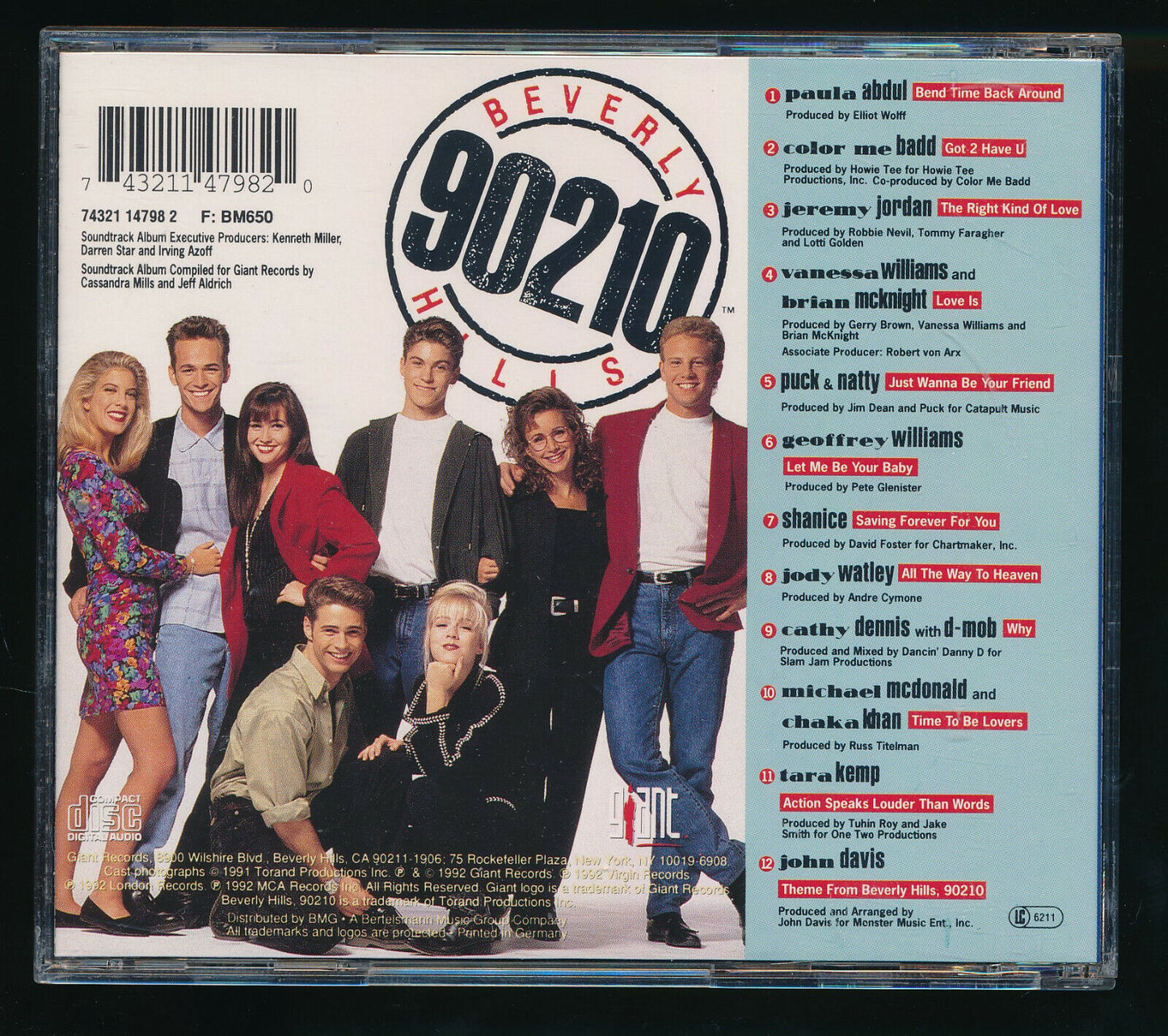 EBOND Various - Beverly Hills, 90210 - The Soundtrack CD CD030160