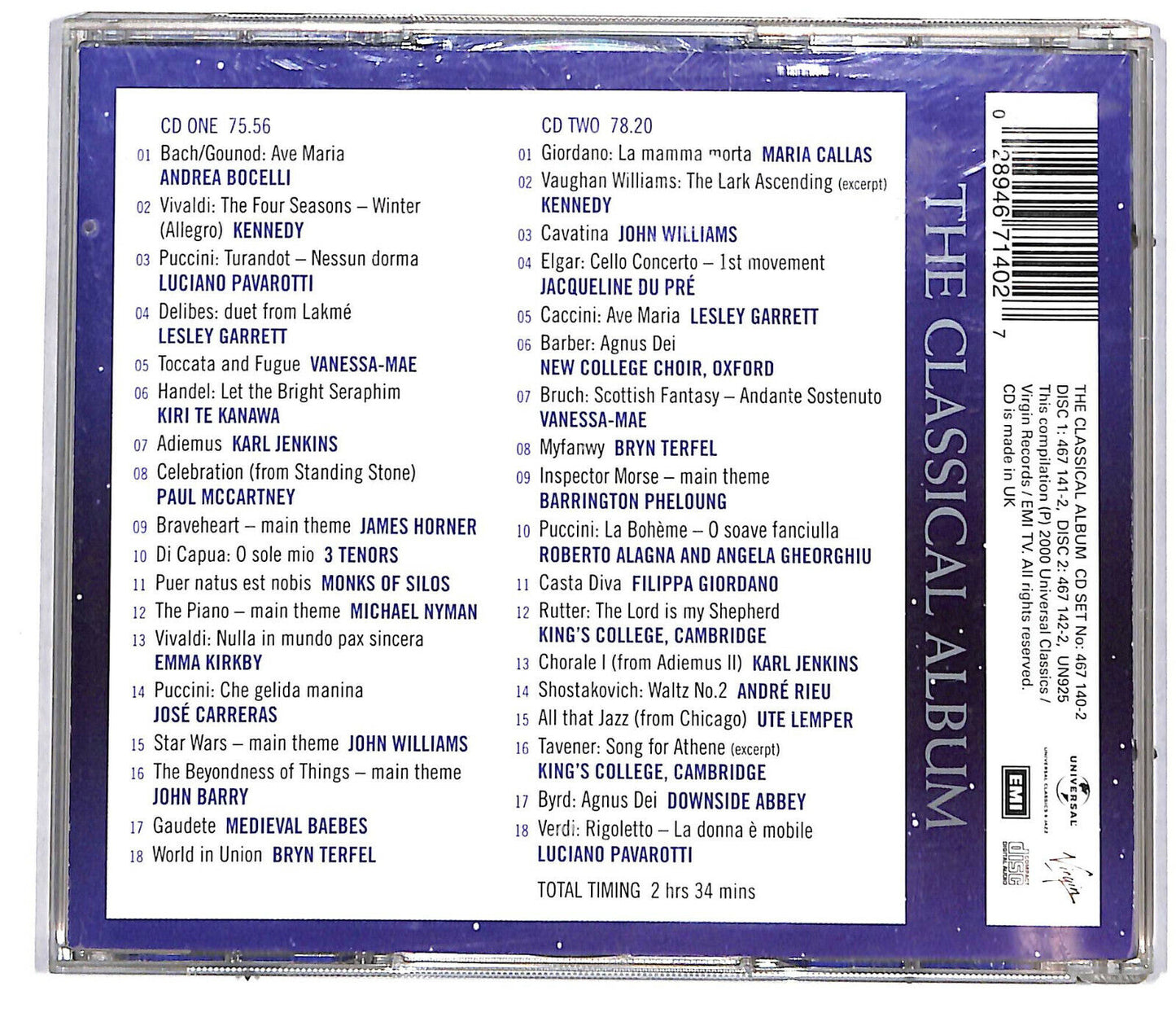 EBOND Various - The Classical Album CD CD034431