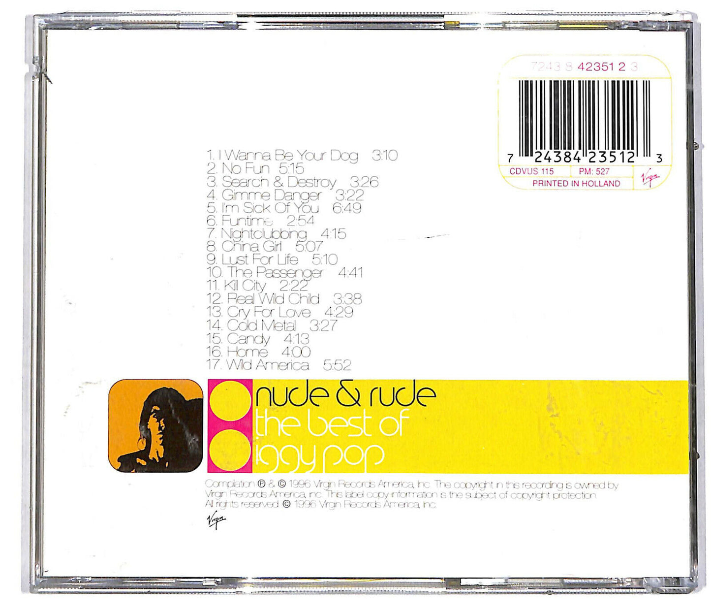 EBOND Iggy Pop - Nude & Rude: The Best Of Iggy Pop CD CD034453