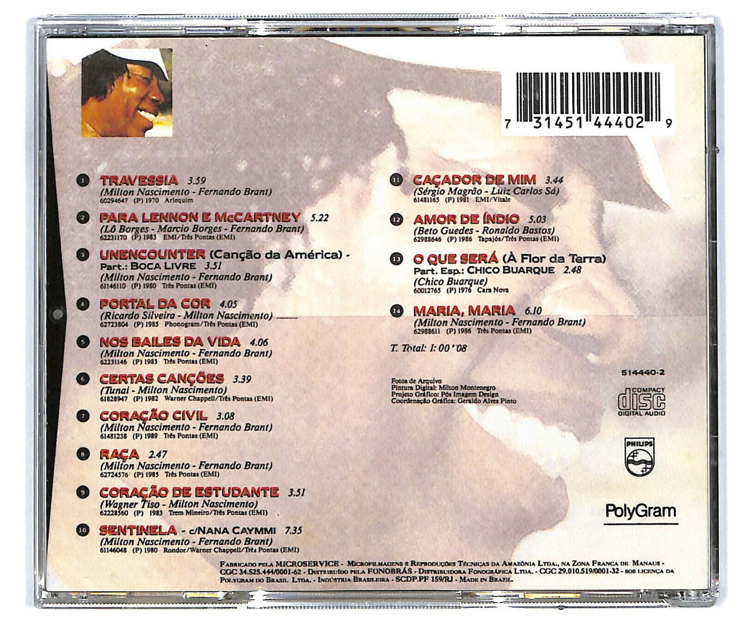 EBOND Milton Nascimento - Minha Historia CD CD031425